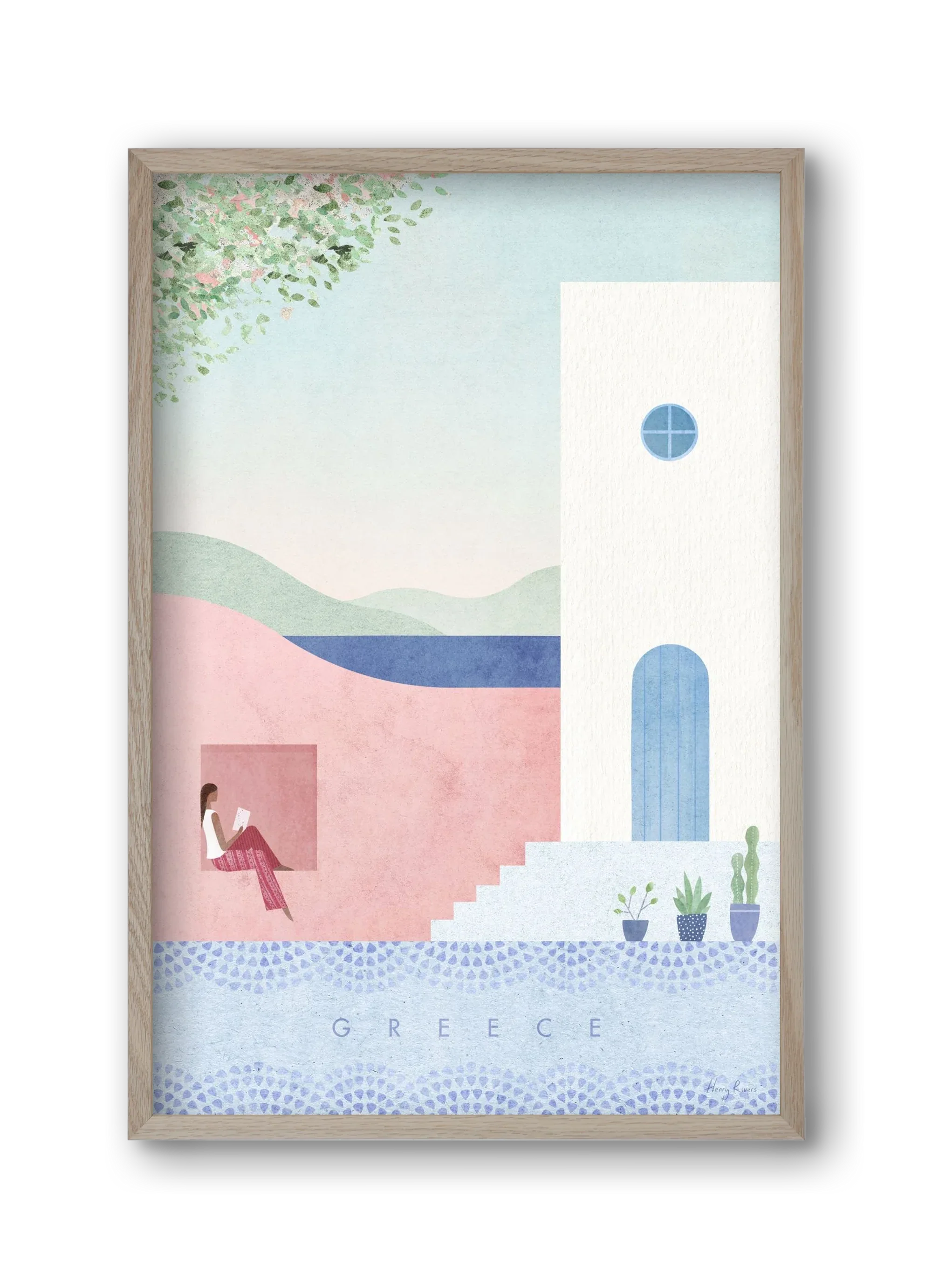 Greece Travel Poster - artbridge