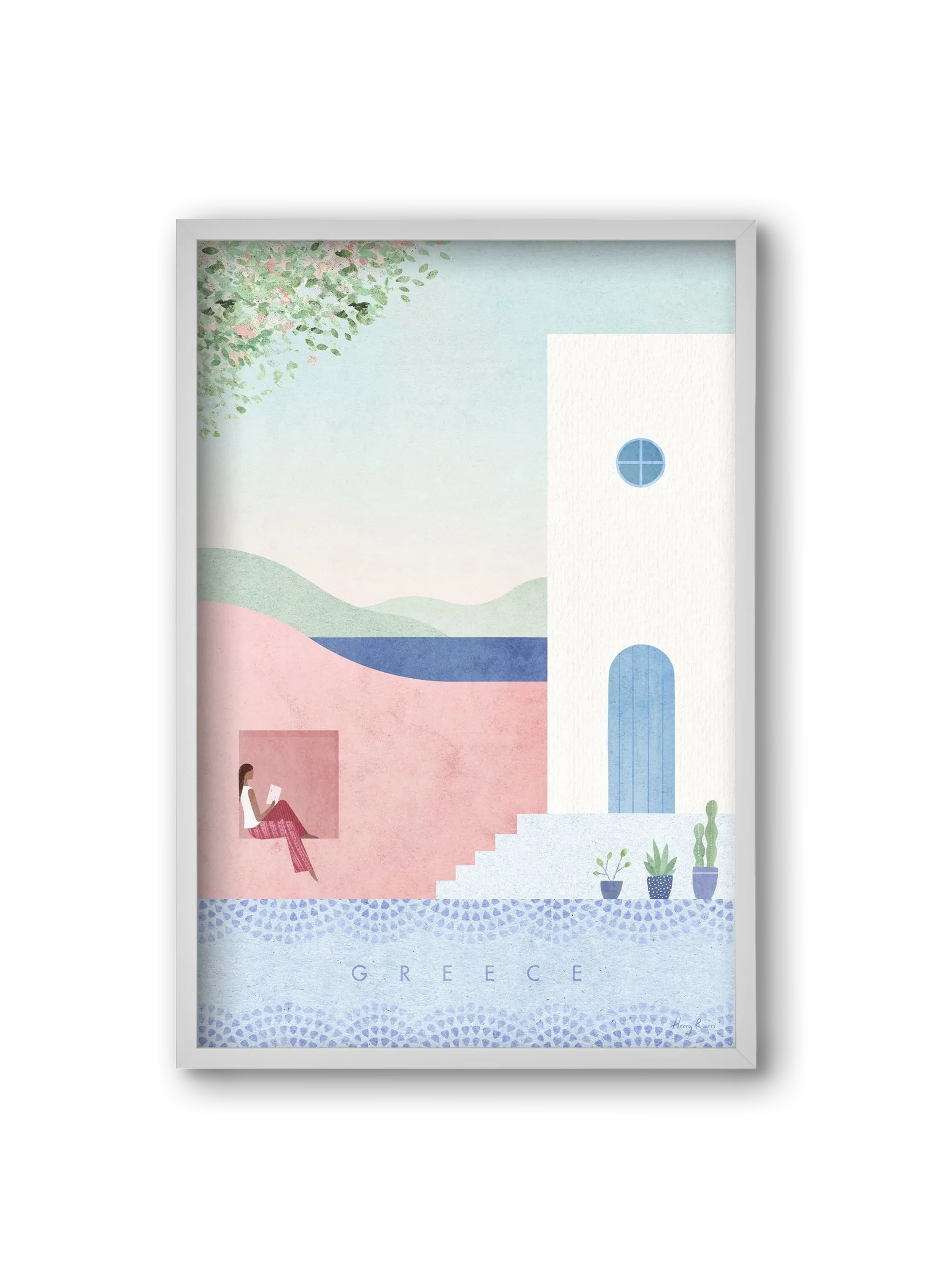 Greece Travel Poster - artbridge