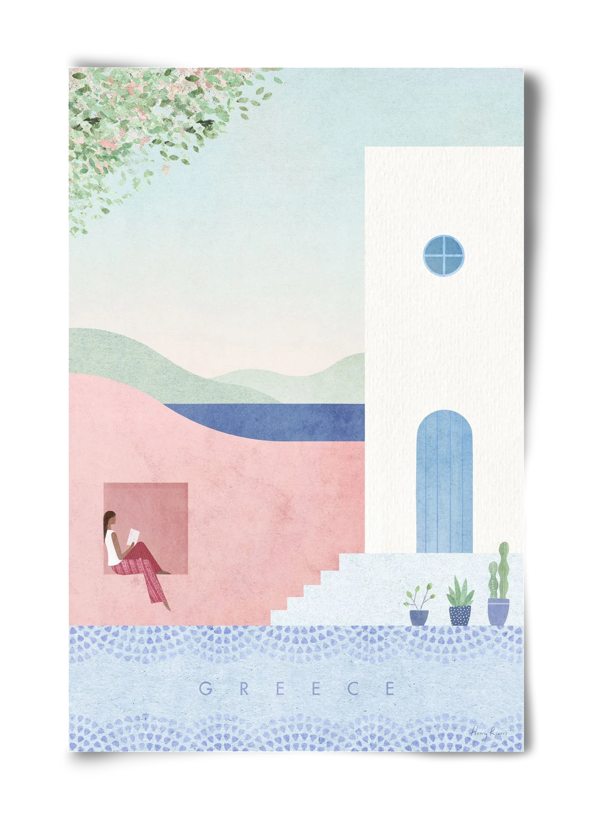 Greece Travel Poster - artbridge