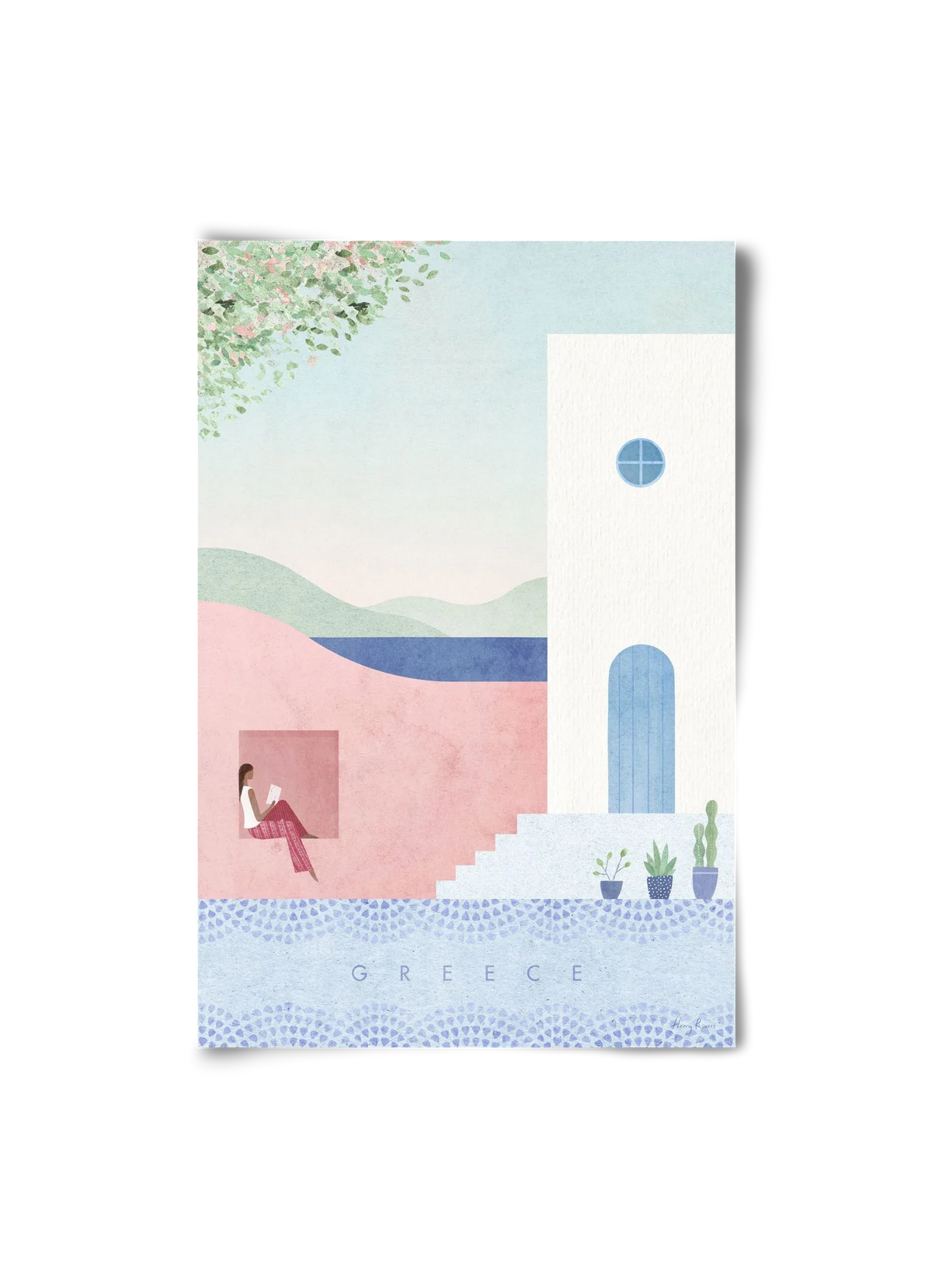 Greece Travel Poster - artbridge