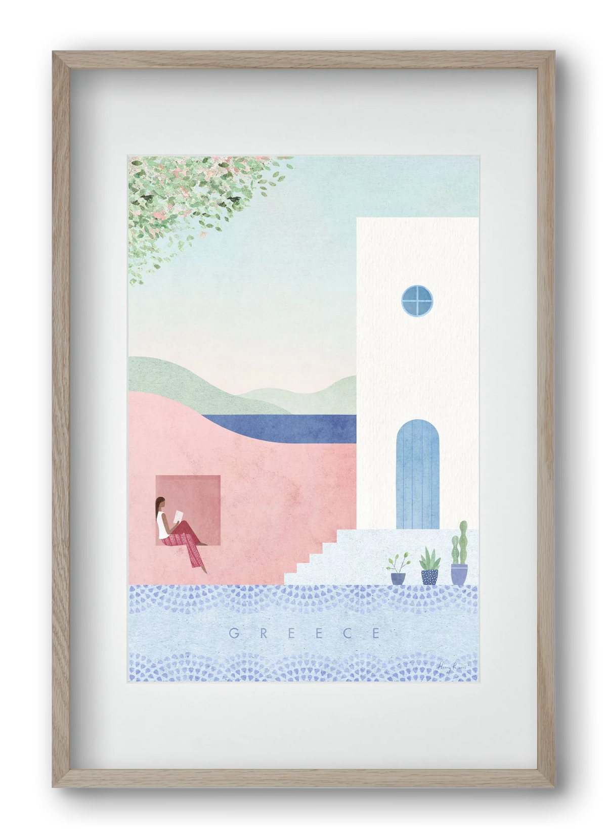 Greece Travel Poster - artbridge