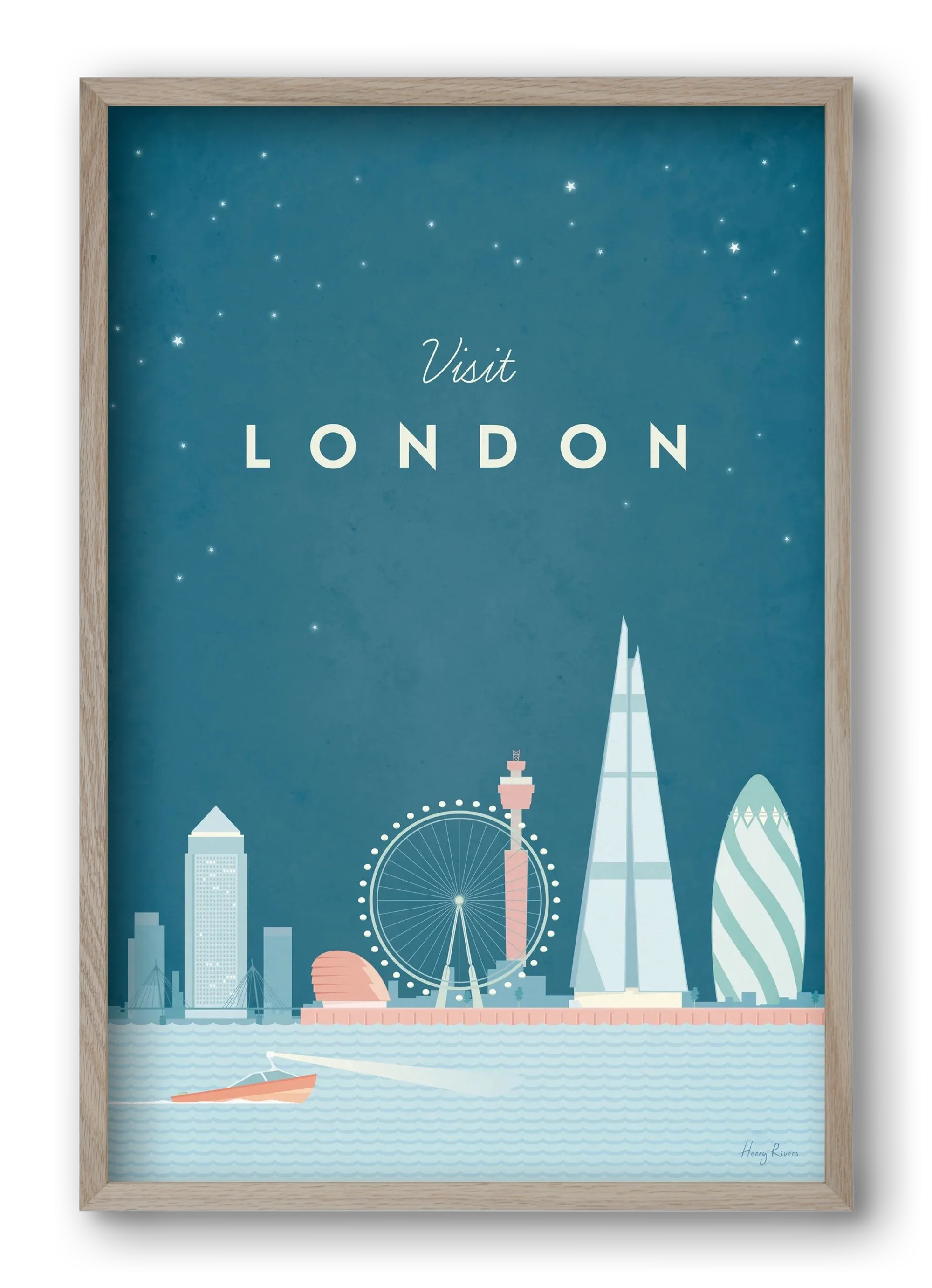 London Travel Poster - artbridge