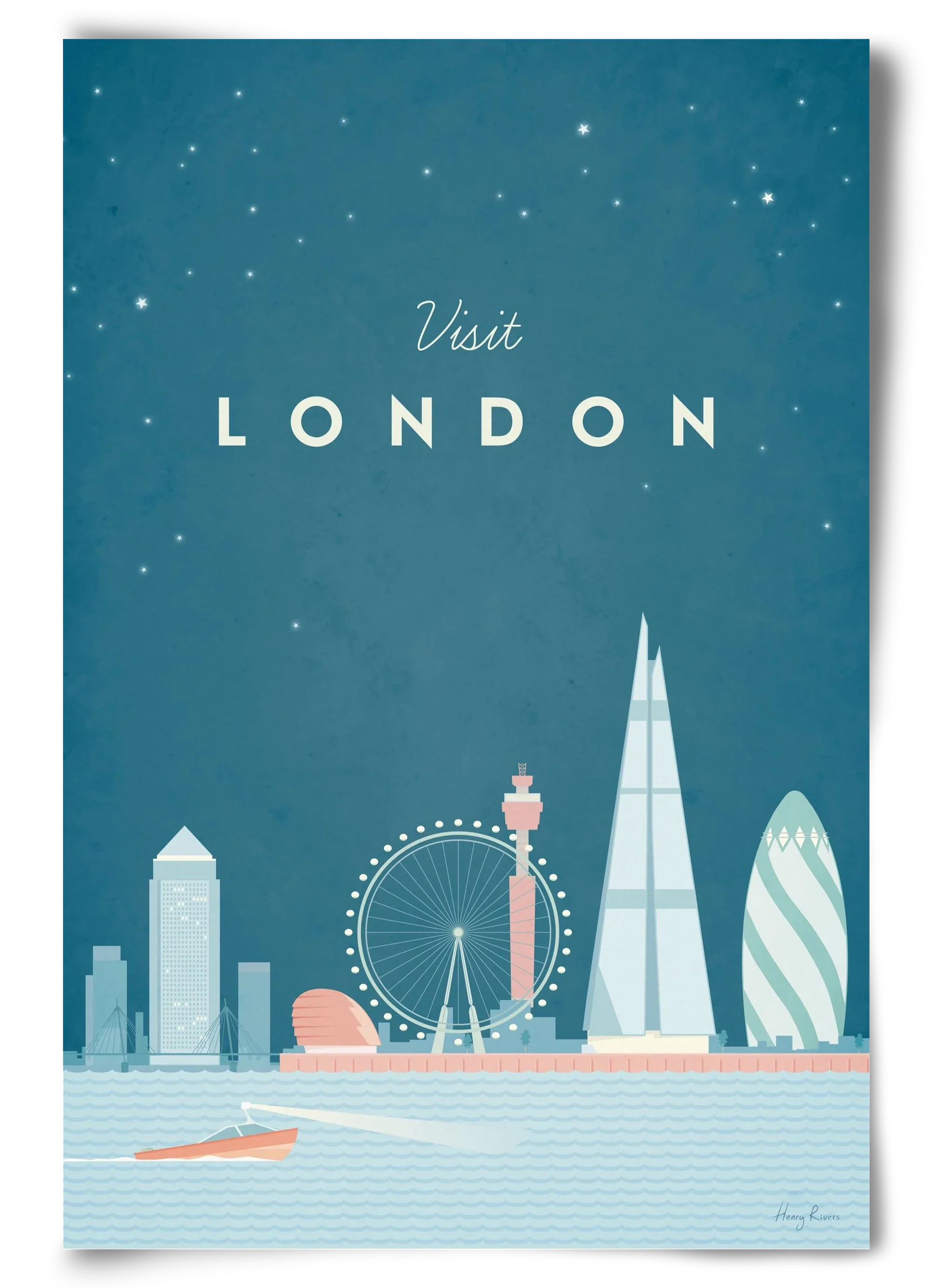 London Travel Poster - artbridge