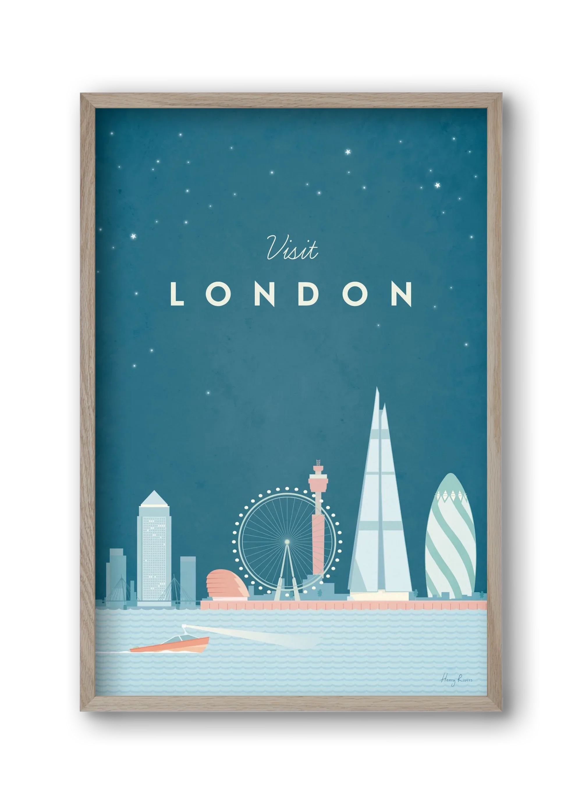 London Travel Poster - artbridge