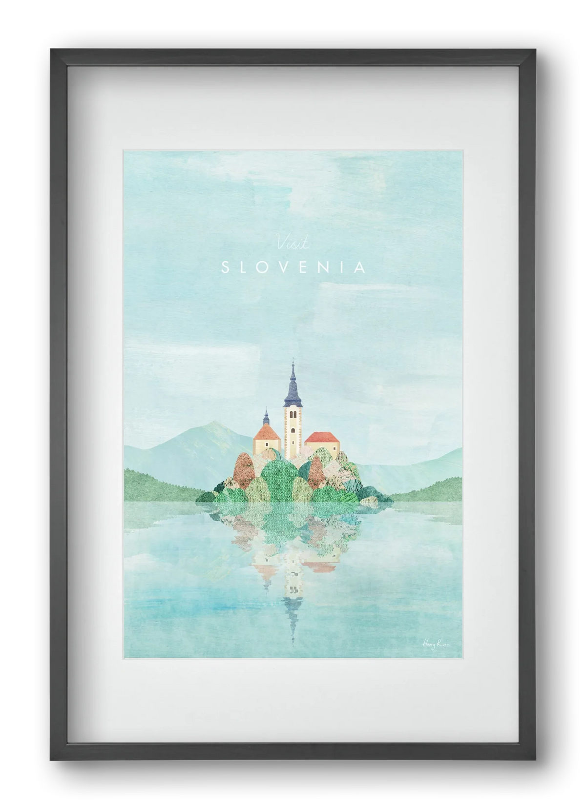 Lake Bled, Slovenia Travel Poster - artbridge
