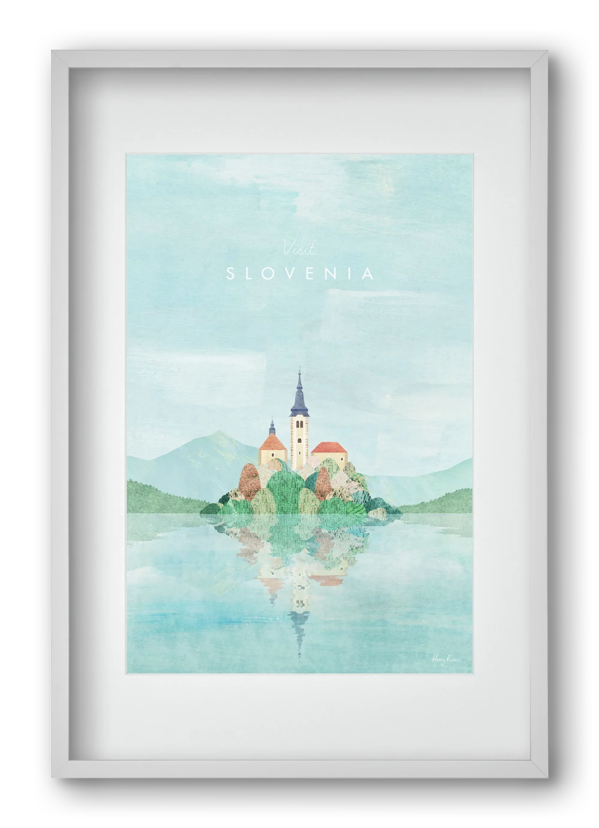 Lake Bled, Slovenia Travel Poster - artbridge
