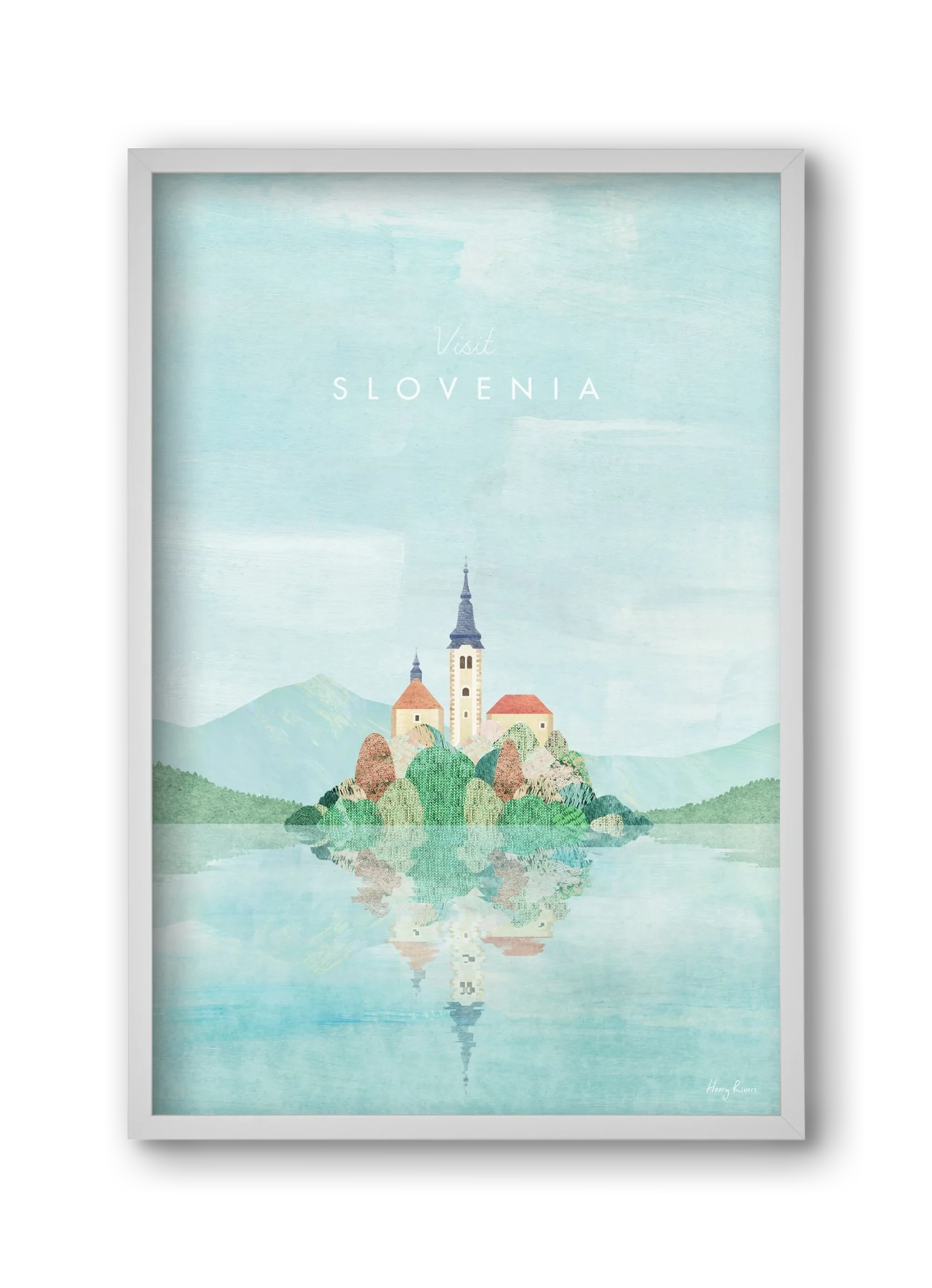 Lake Bled, Slovenia Travel Poster - artbridge