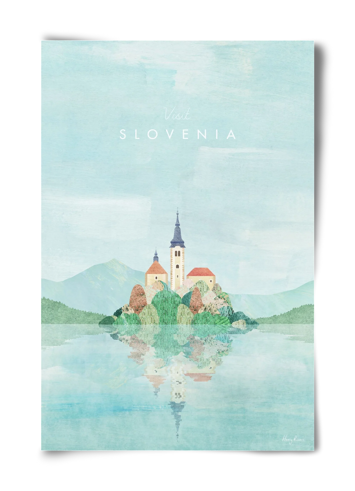 Lake Bled, Slovenia Travel Poster - artbridge