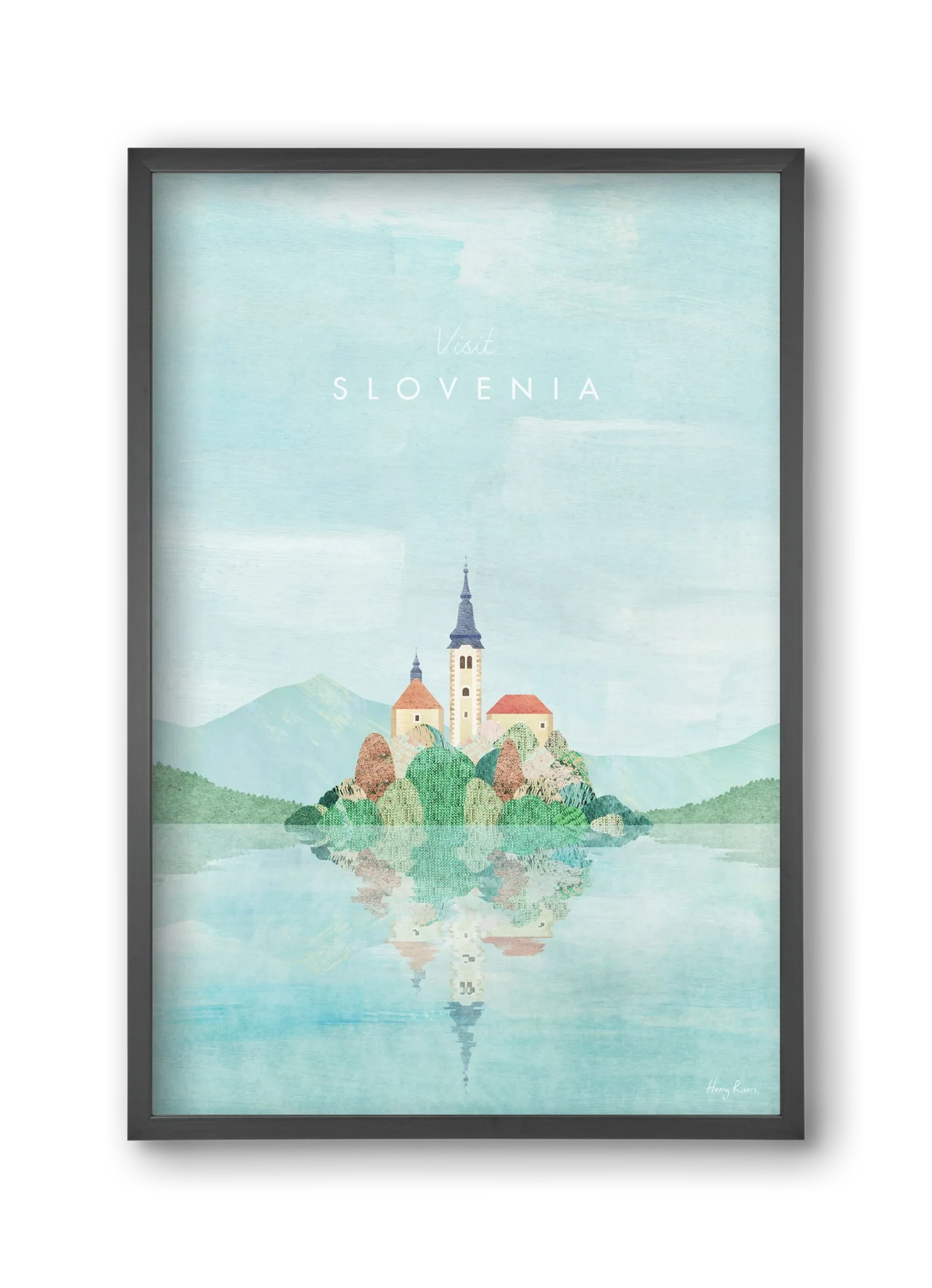 Lake Bled, Slovenia Travel Poster - artbridge