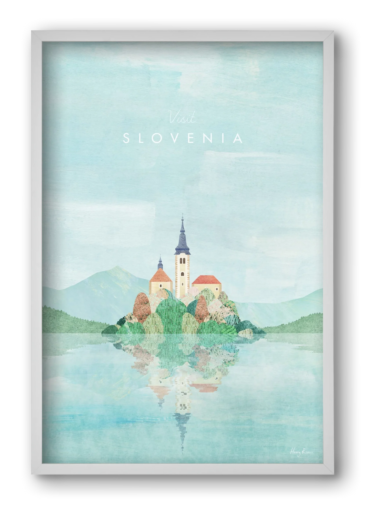 Lake Bled, Slovenia Travel Poster - artbridge