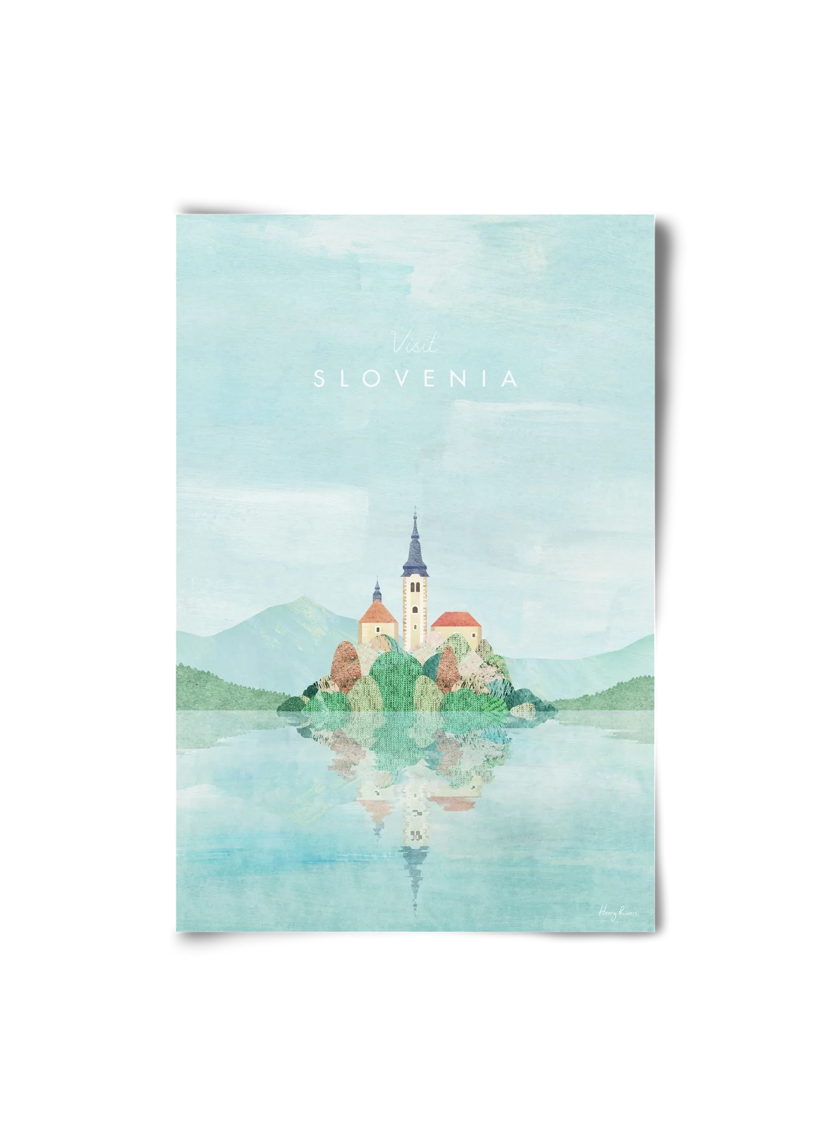 Lake Bled, Slovenia Travel Poster - artbridge