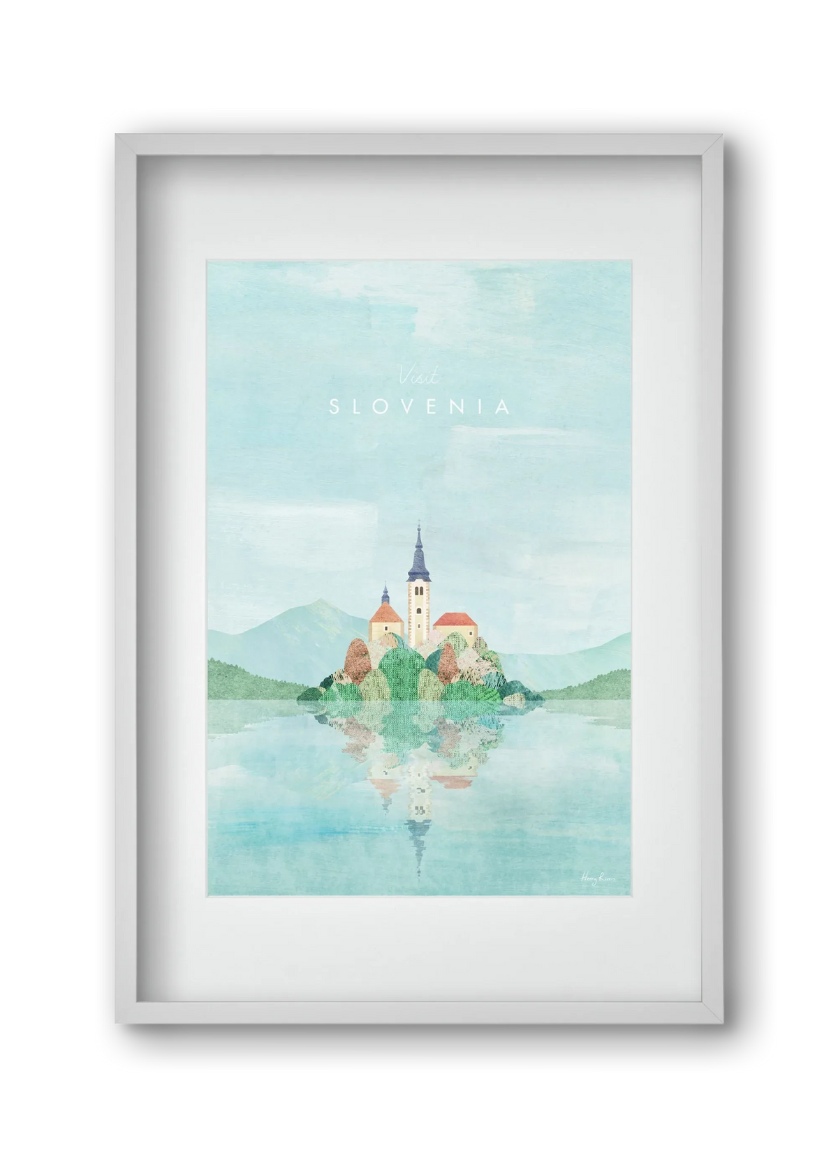 Lake Bled, Slovenia Travel Poster - artbridge