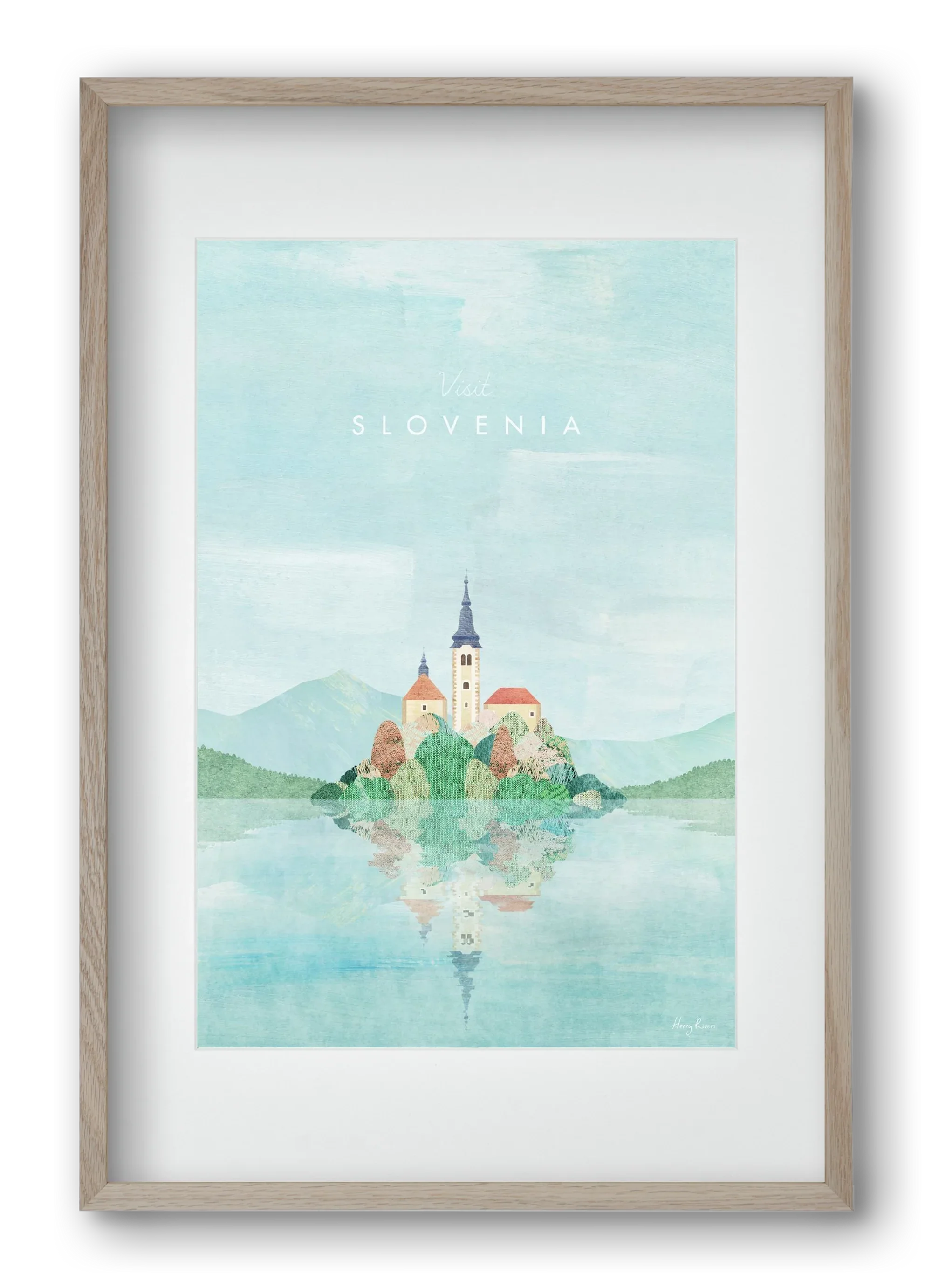 Lake Bled, Slovenia Travel Poster - artbridge