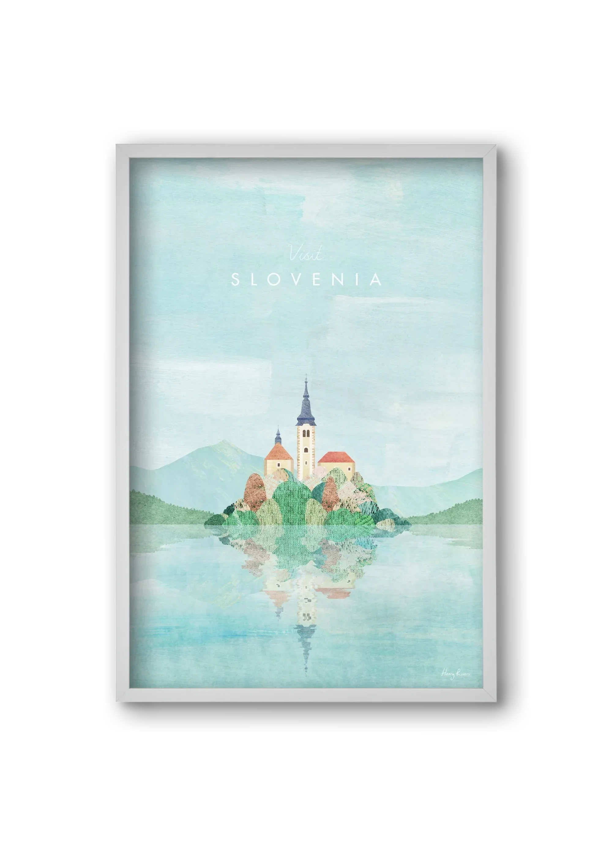 Lake Bled, Slovenia Travel Poster - artbridge