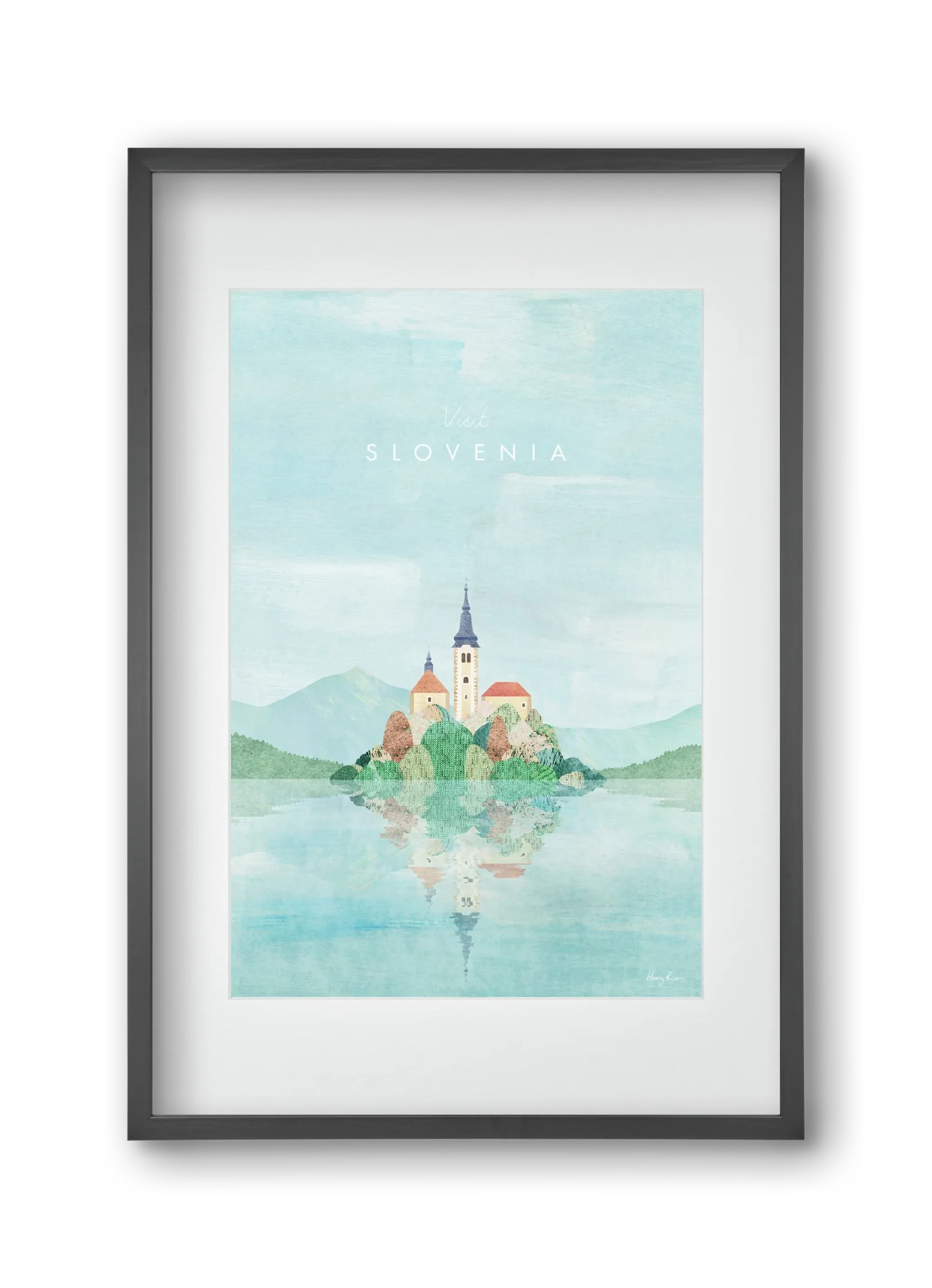 Lake Bled, Slovenia Travel Poster - artbridge