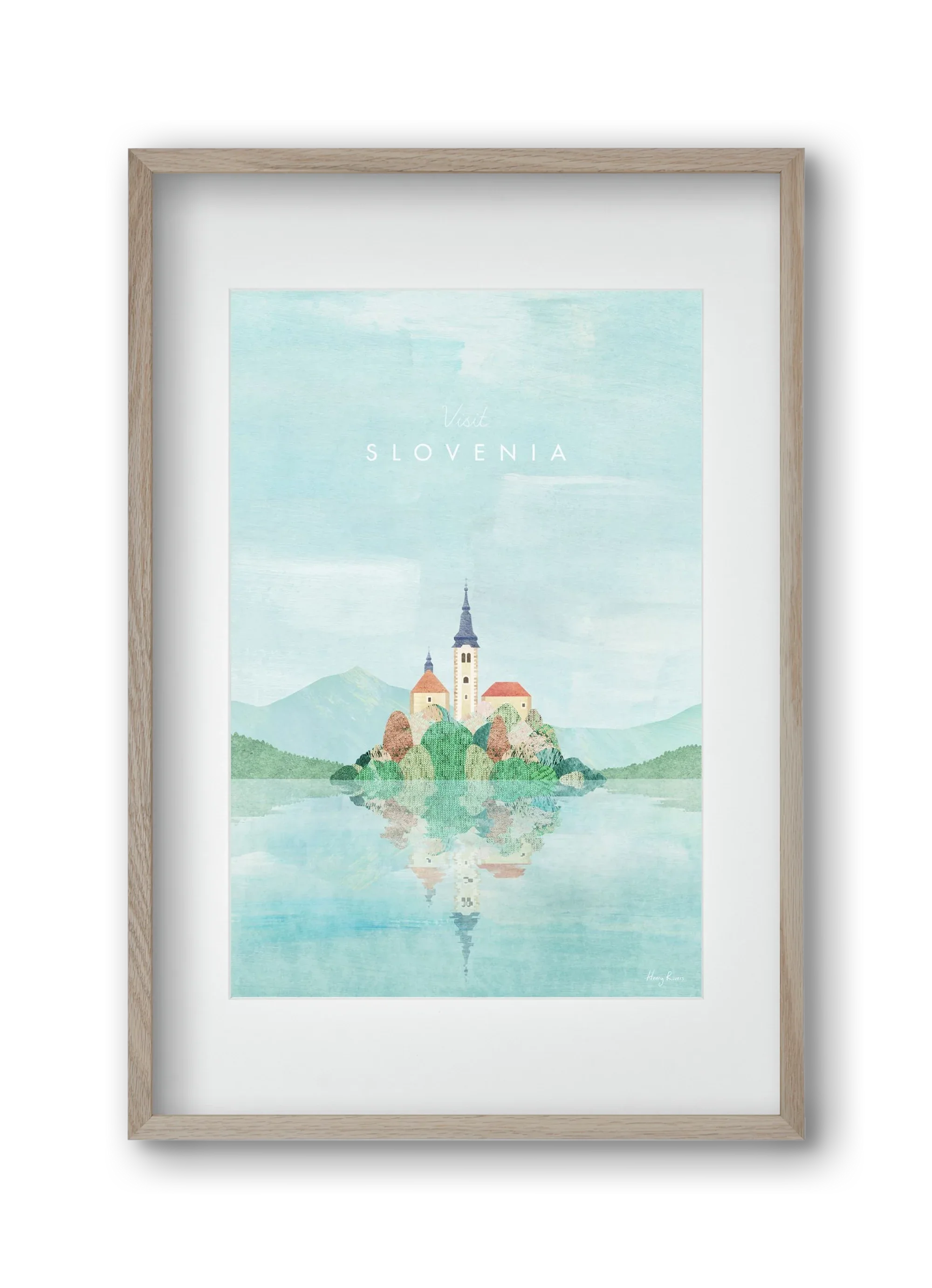 Lake Bled, Slovenia Travel Poster - artbridge