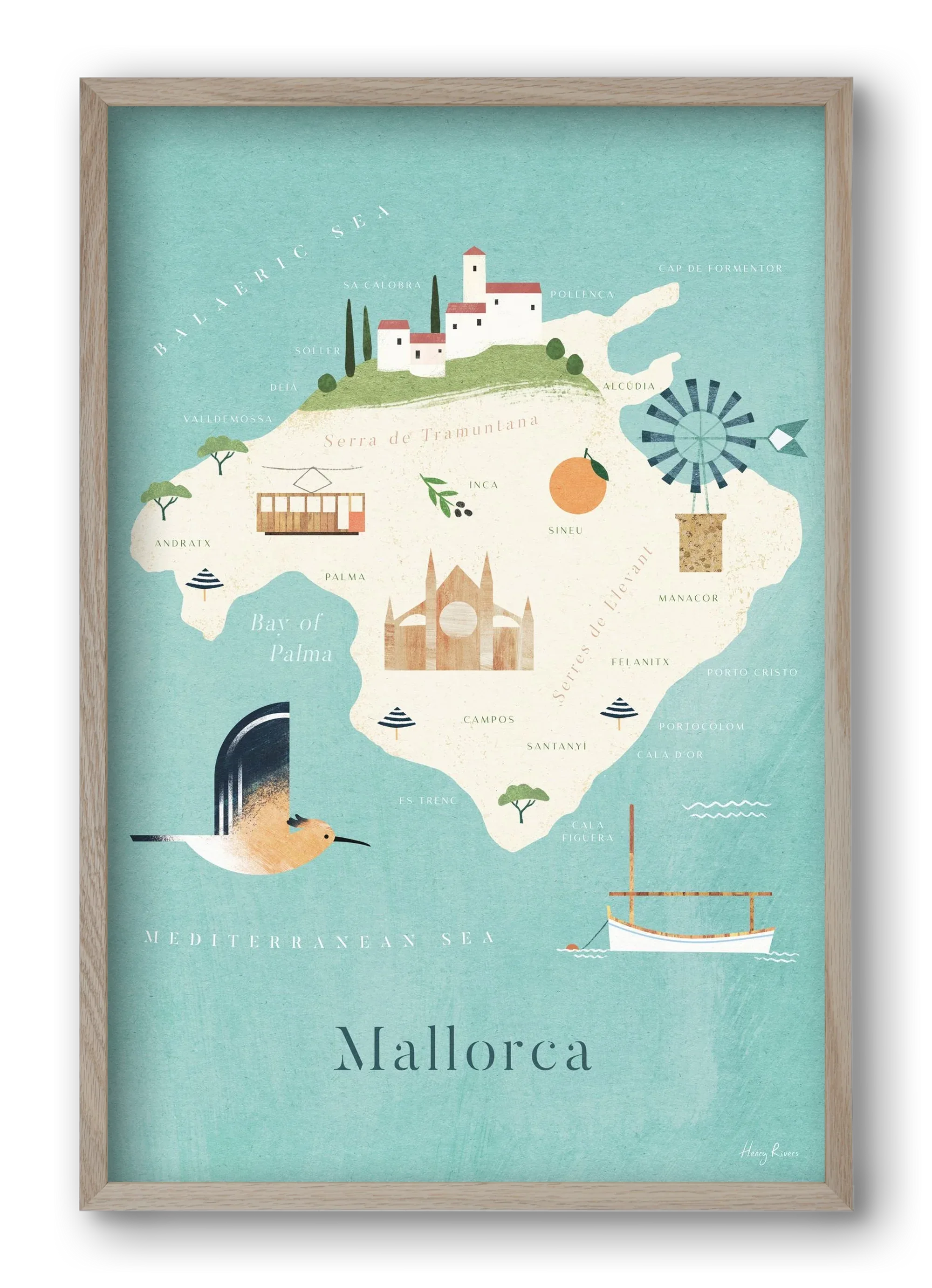 Mallorca Map - artbridge