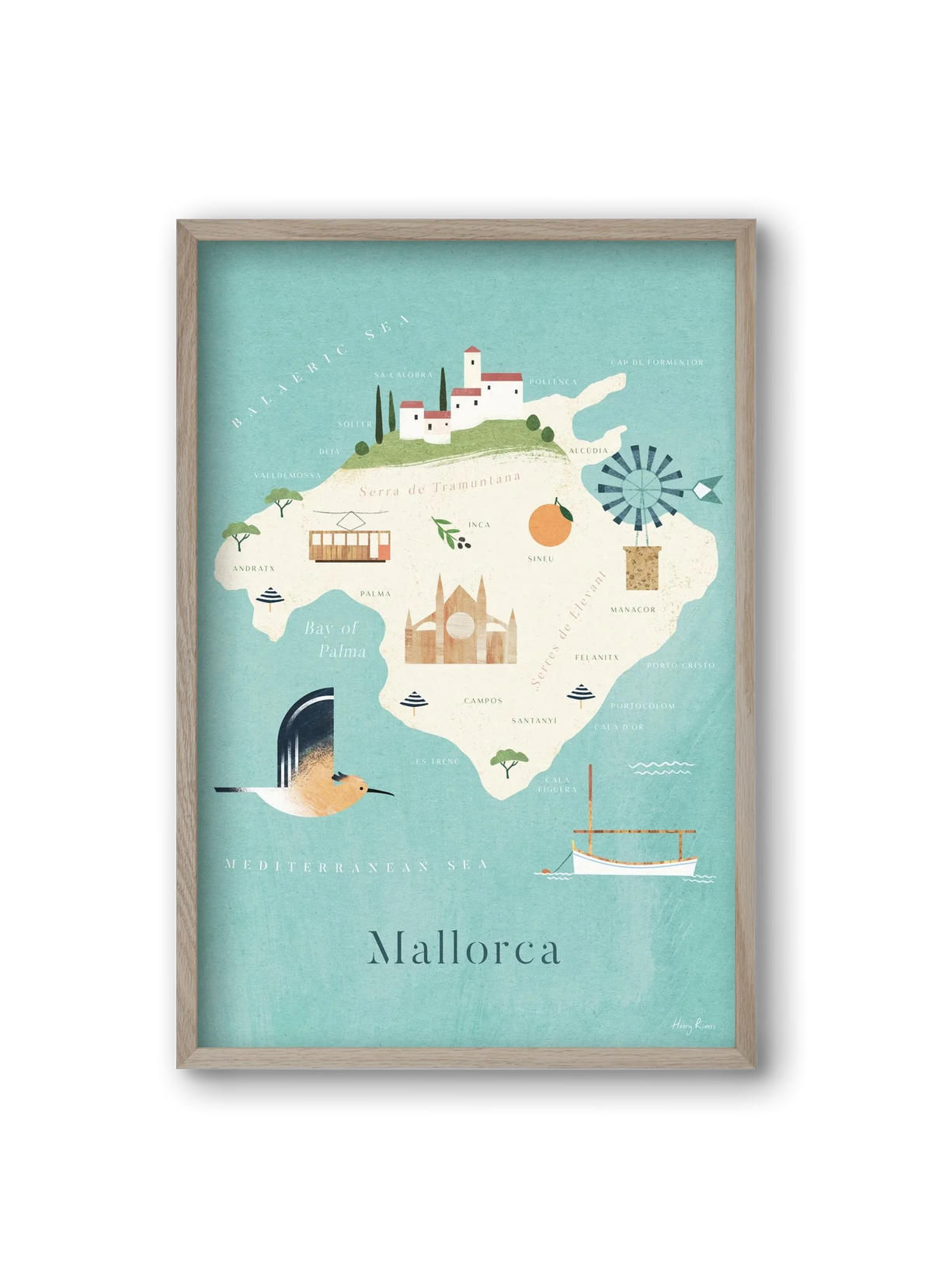 Mallorca Map - artbridge