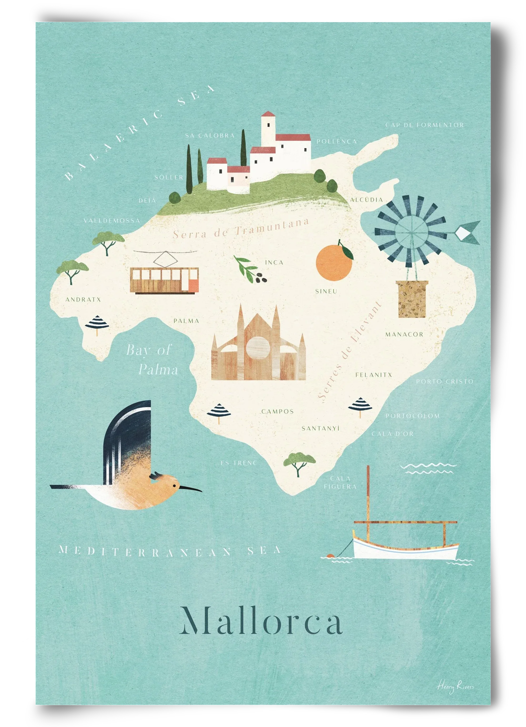 Mallorca Map - artbridge