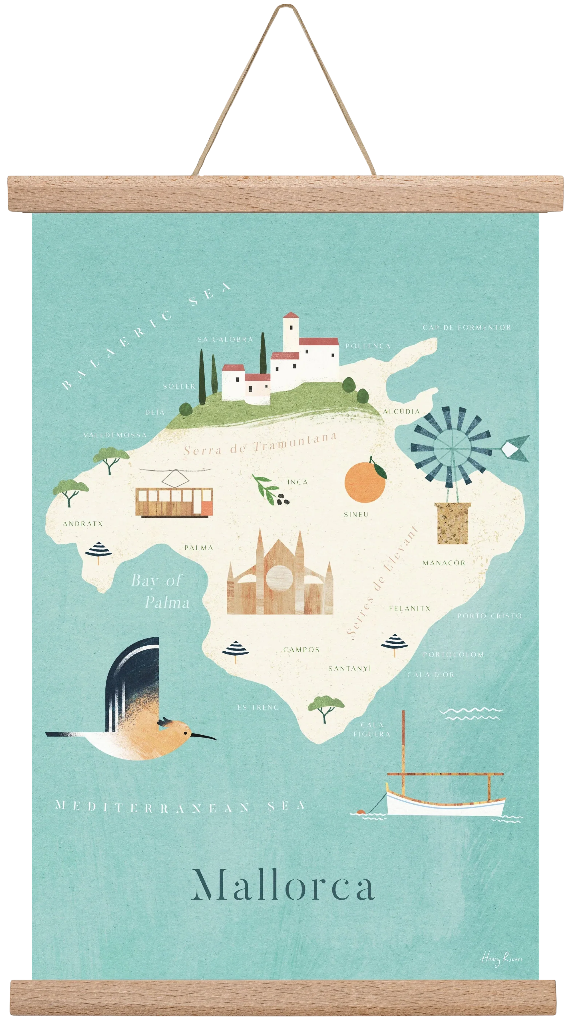 Mallorca Map - artbridge