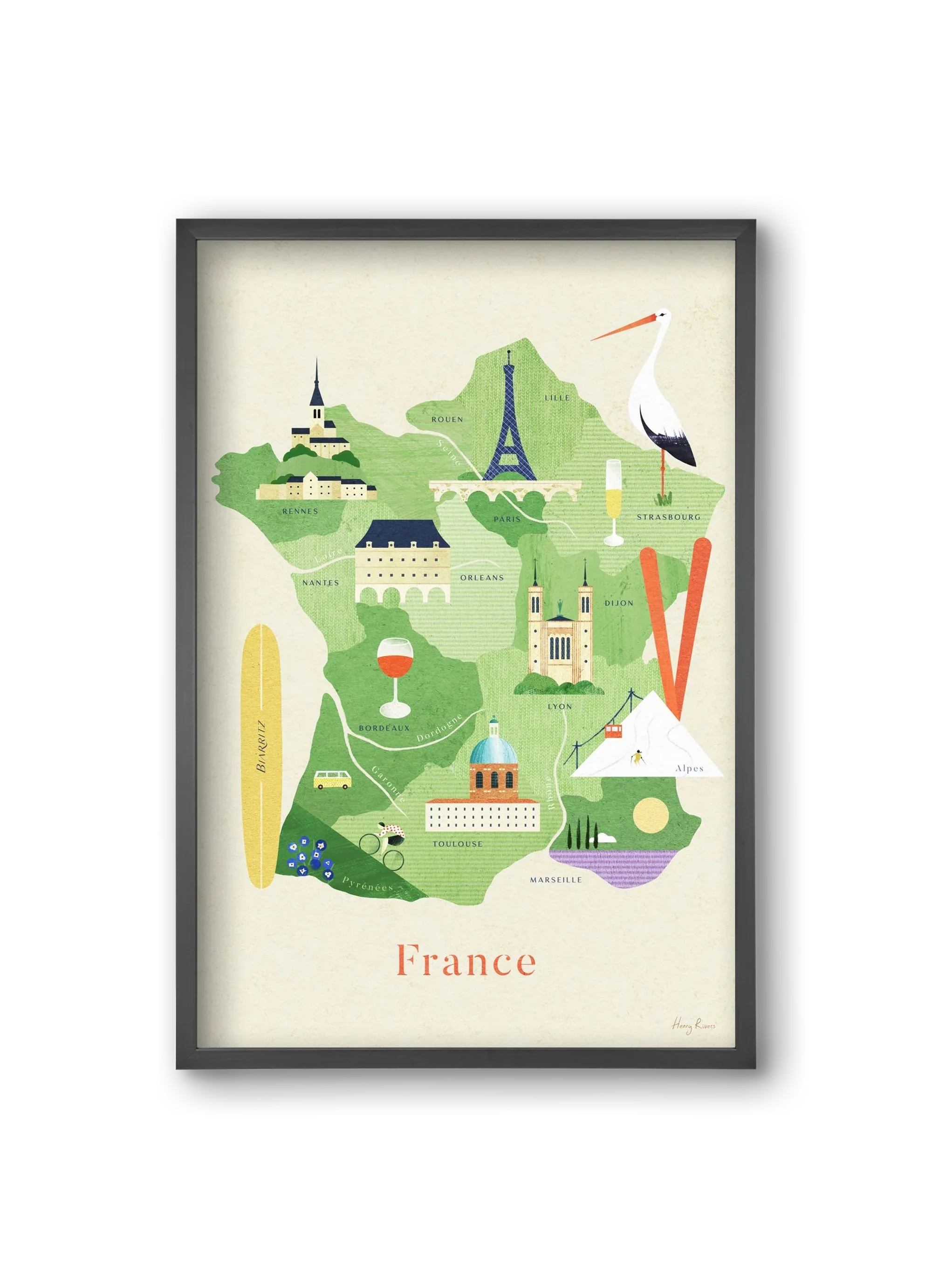 France Map - artbridge