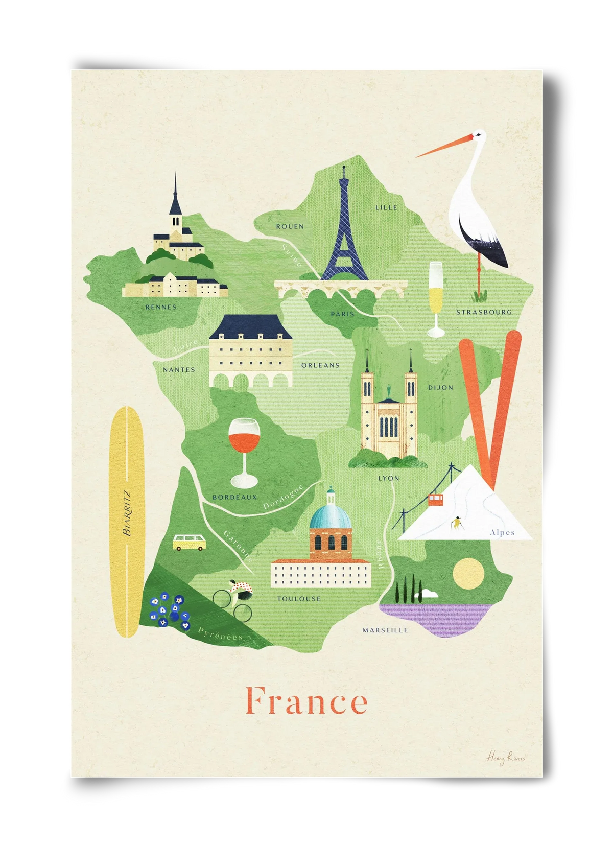 France Map - artbridge