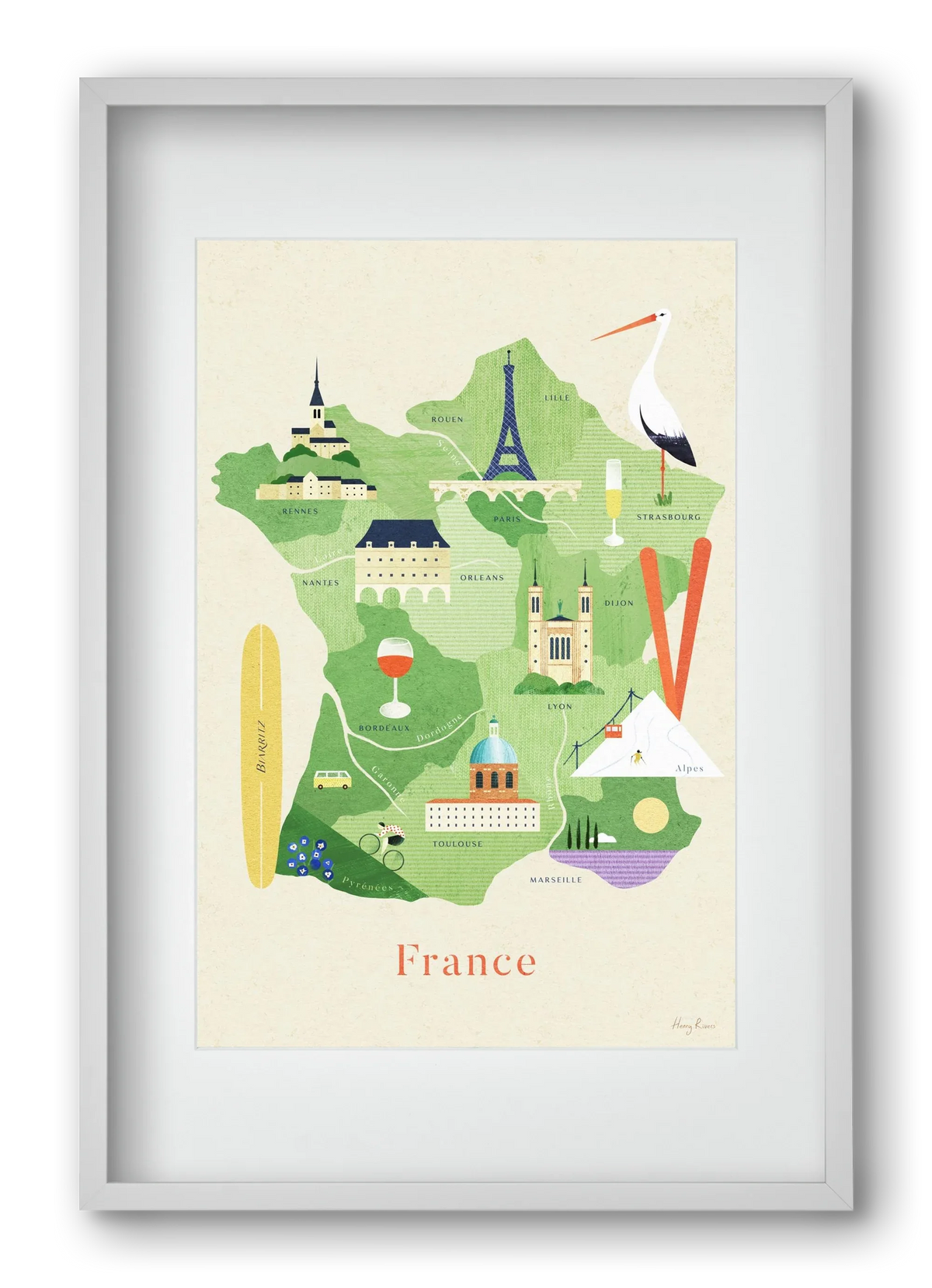 France Map - artbridge