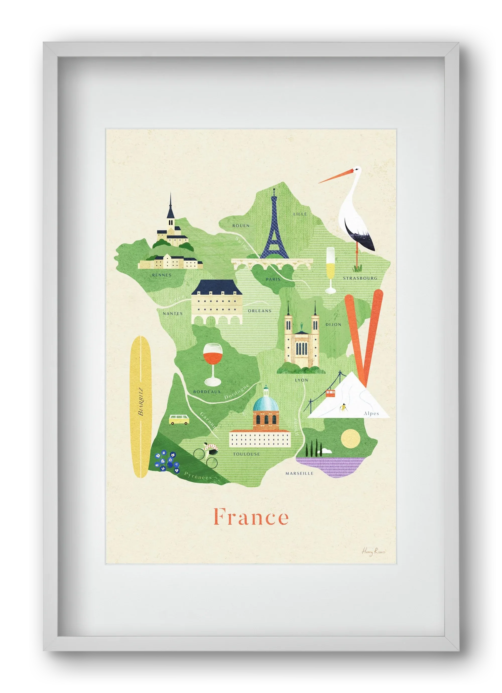 France Map - artbridge