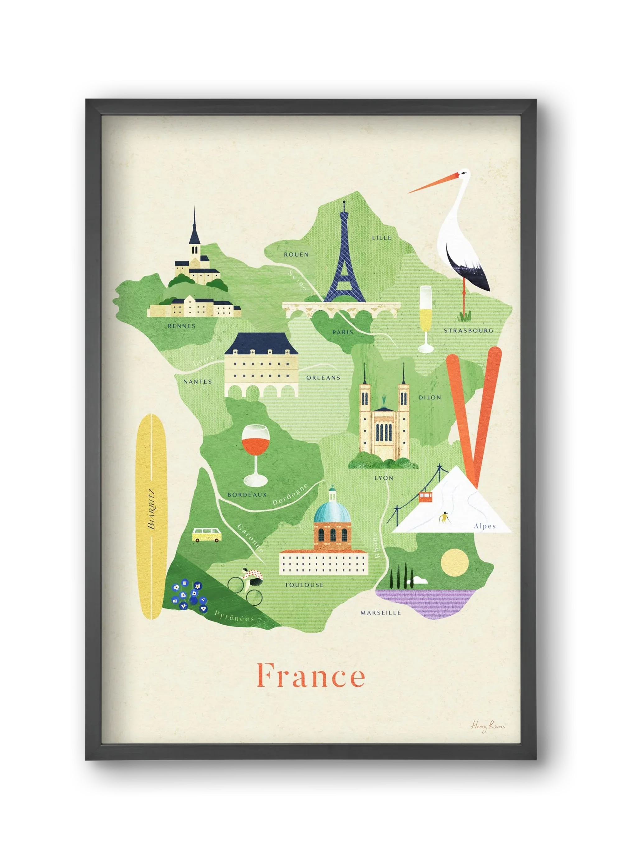 France Map - artbridge
