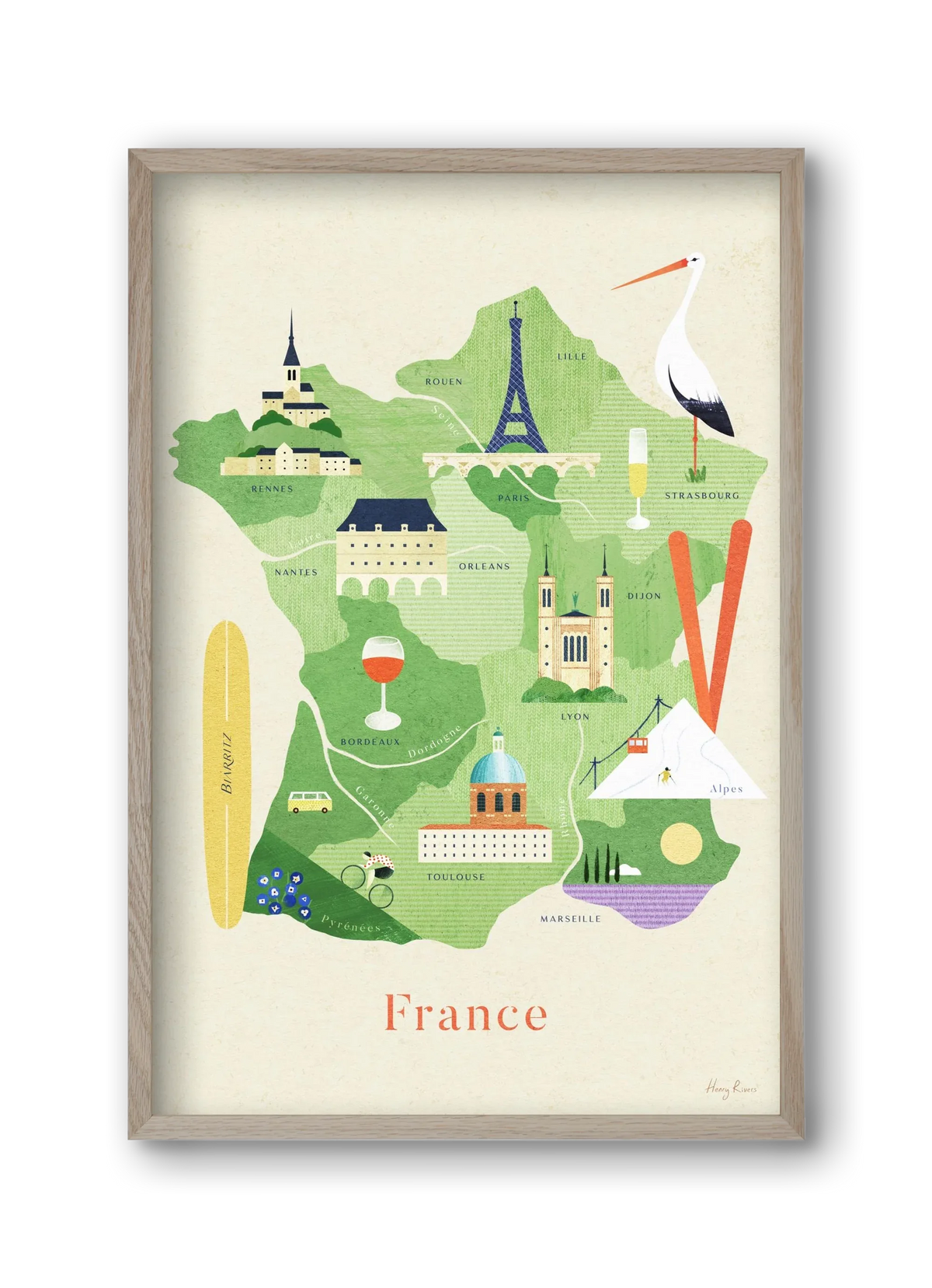 France Map - artbridge