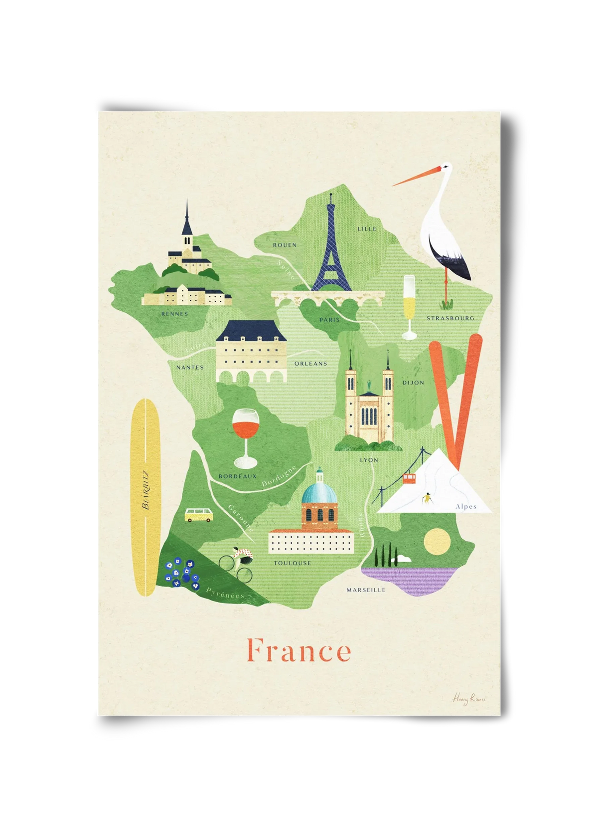 France Map - artbridge