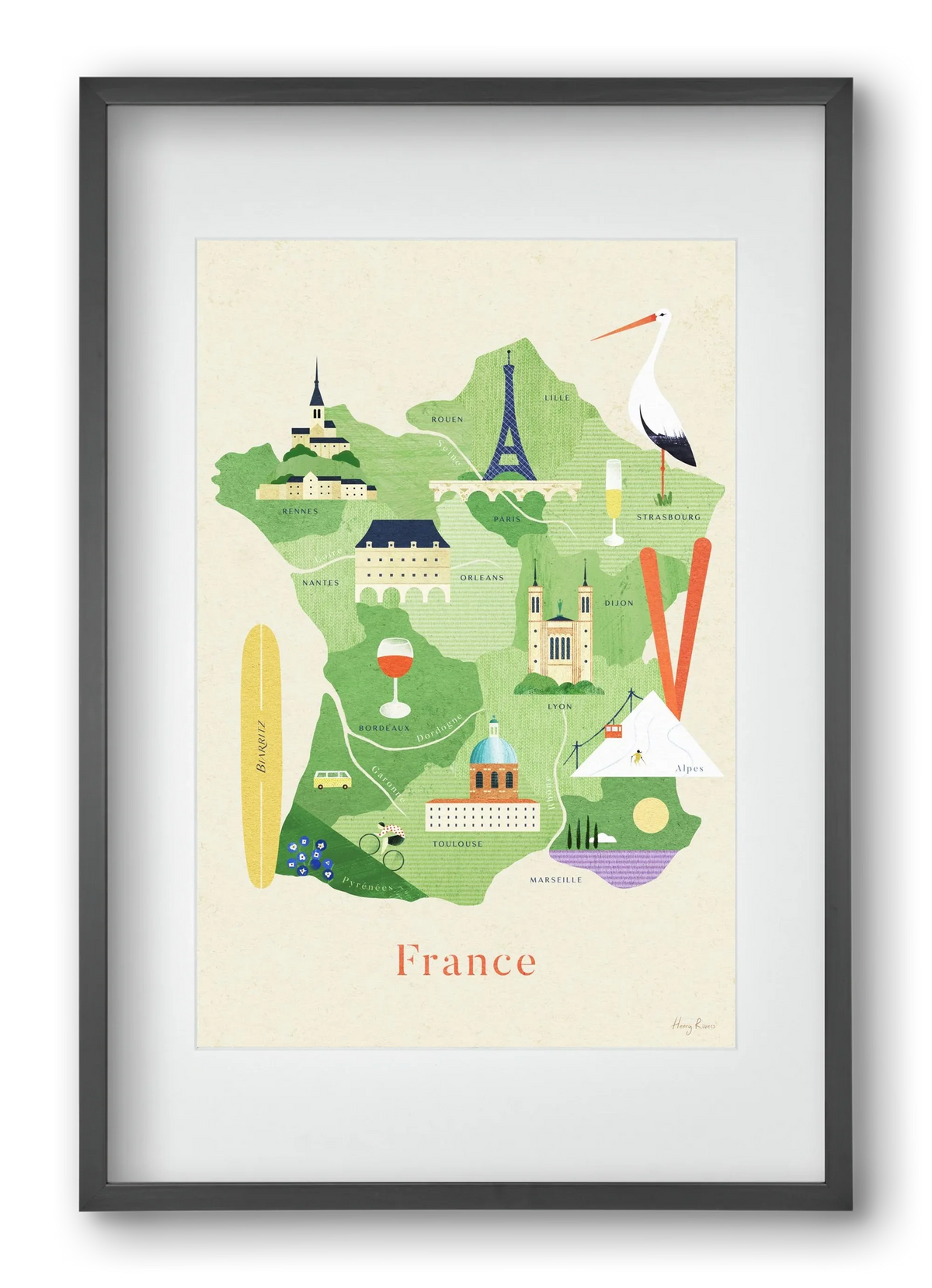France Map - artbridge