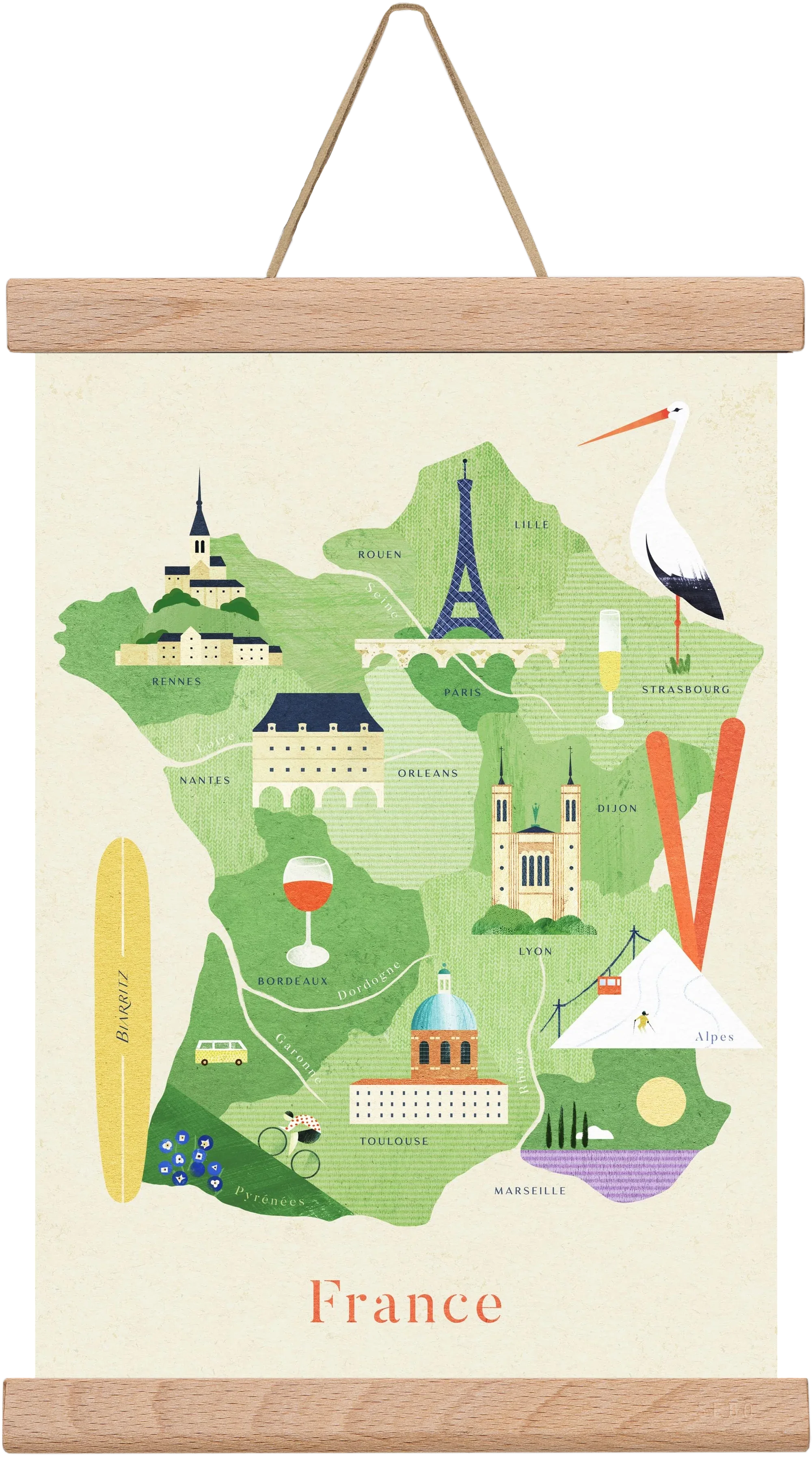 France Map - artbridge