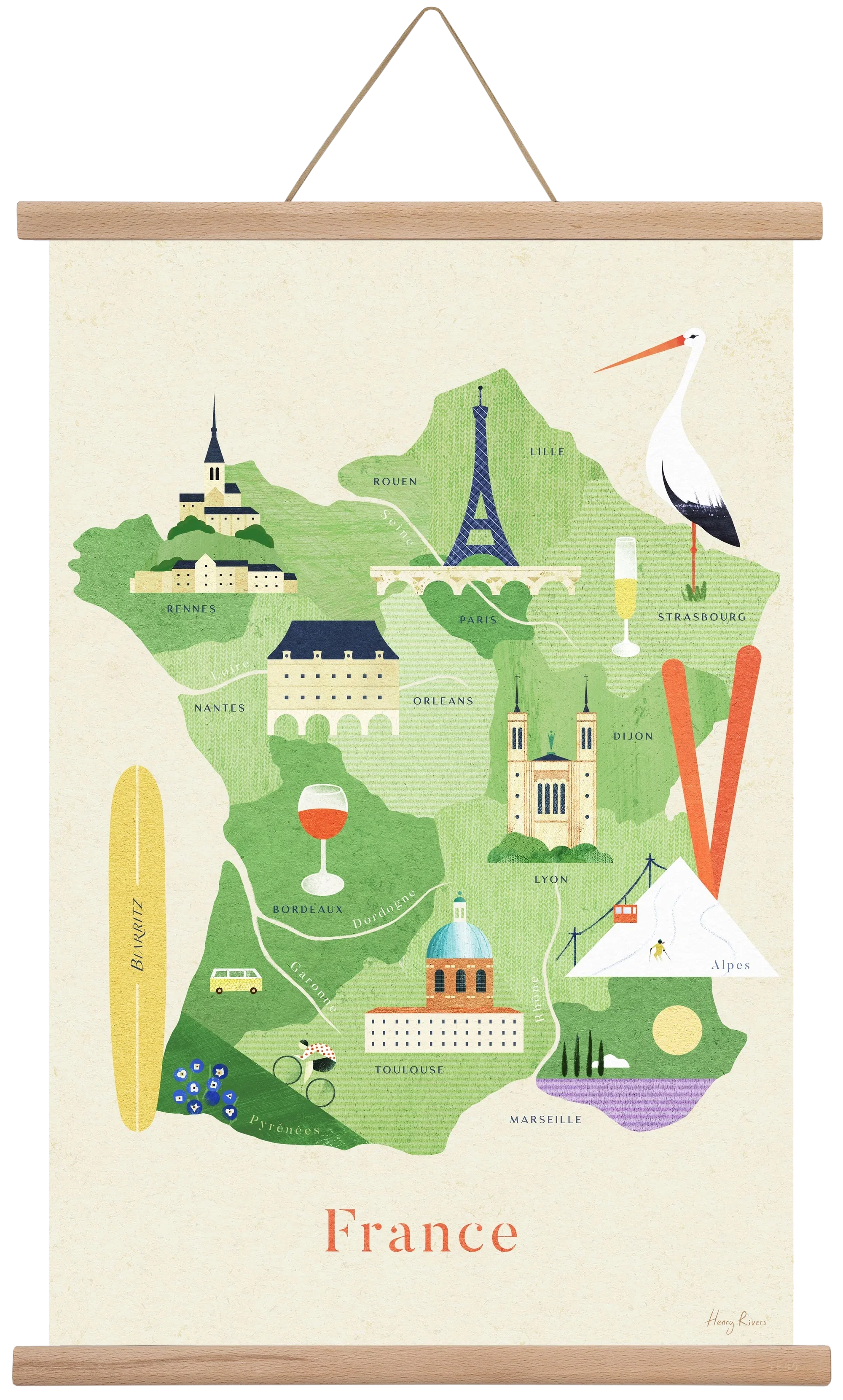 France Map - artbridge