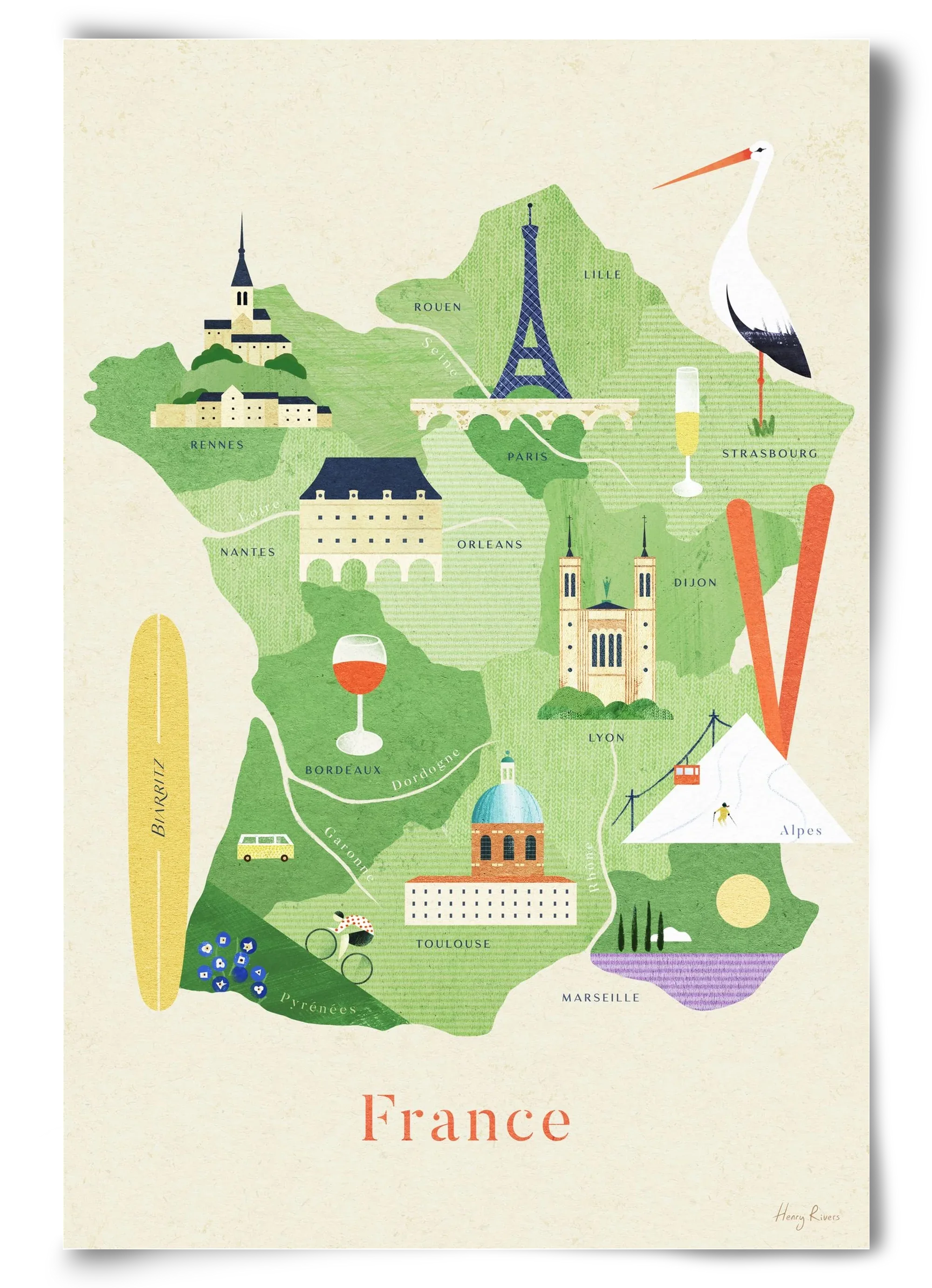 France Map - artbridge
