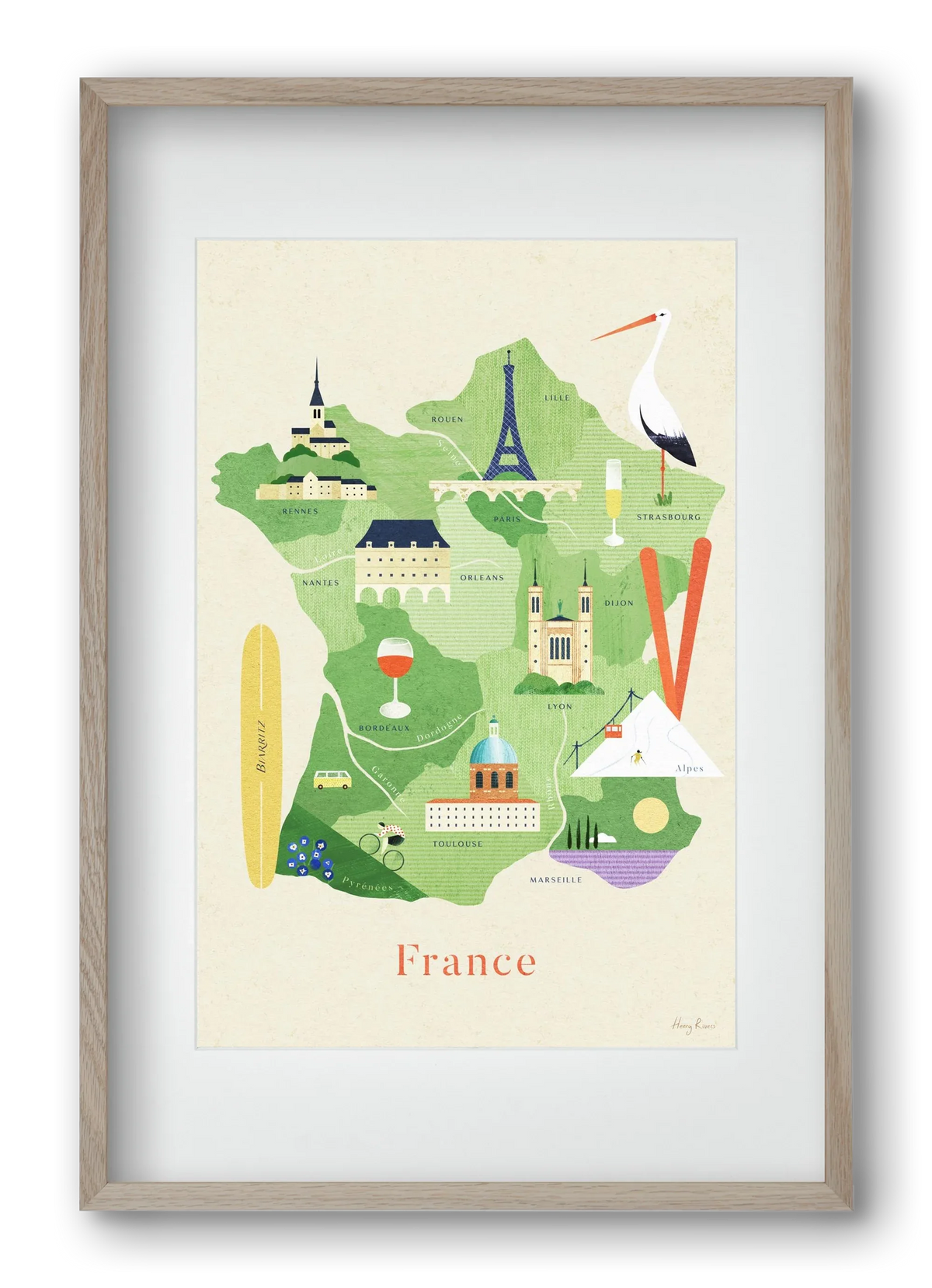 France Map - artbridge