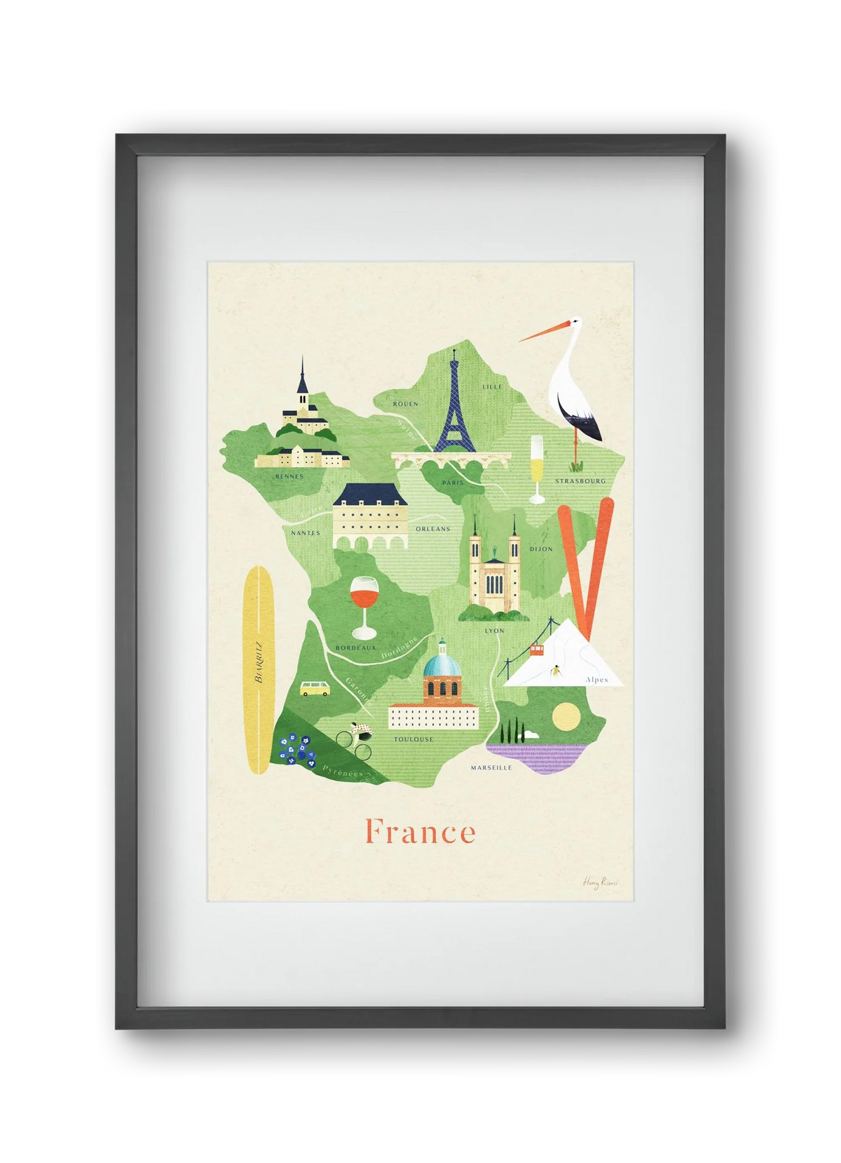 France Map - artbridge