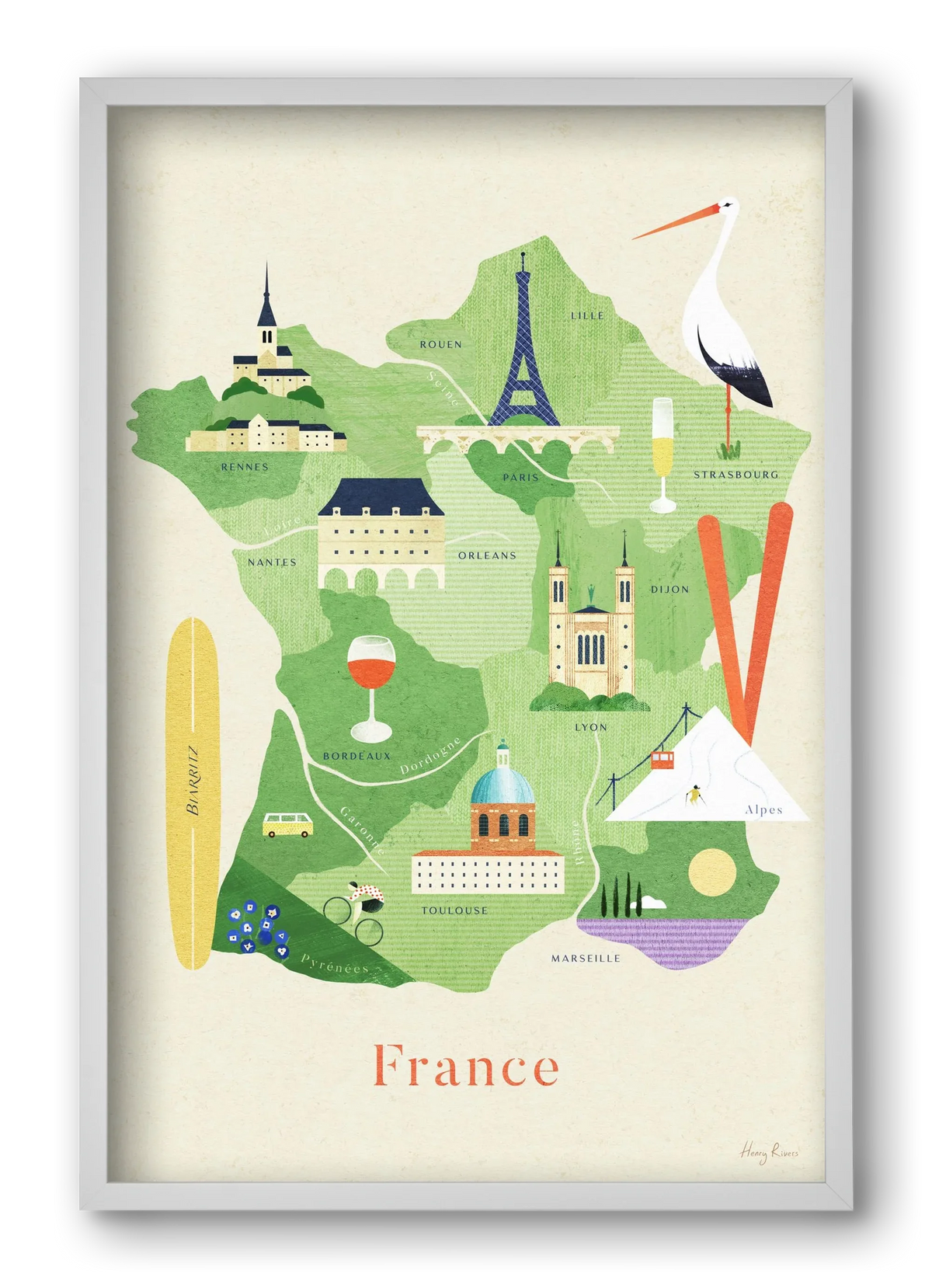 France Map - artbridge