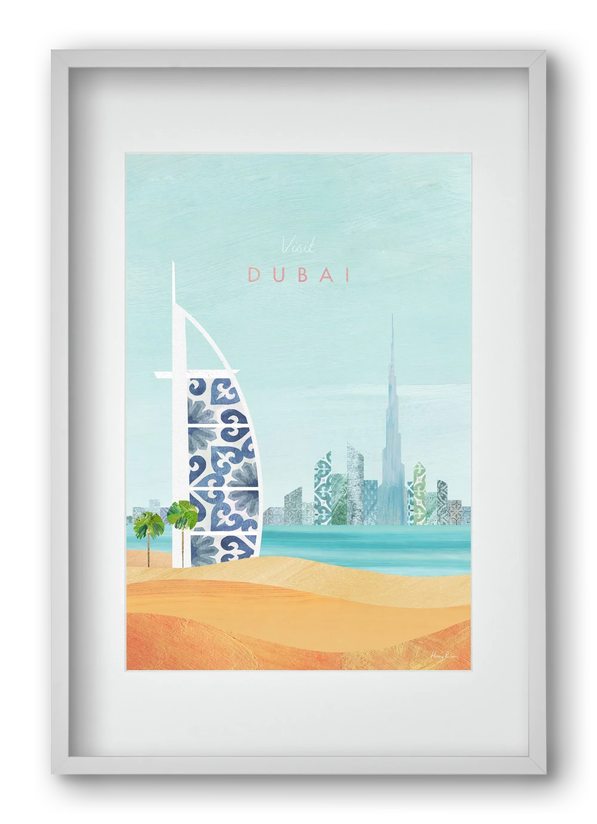 Dubai Travel Poster - artbridge