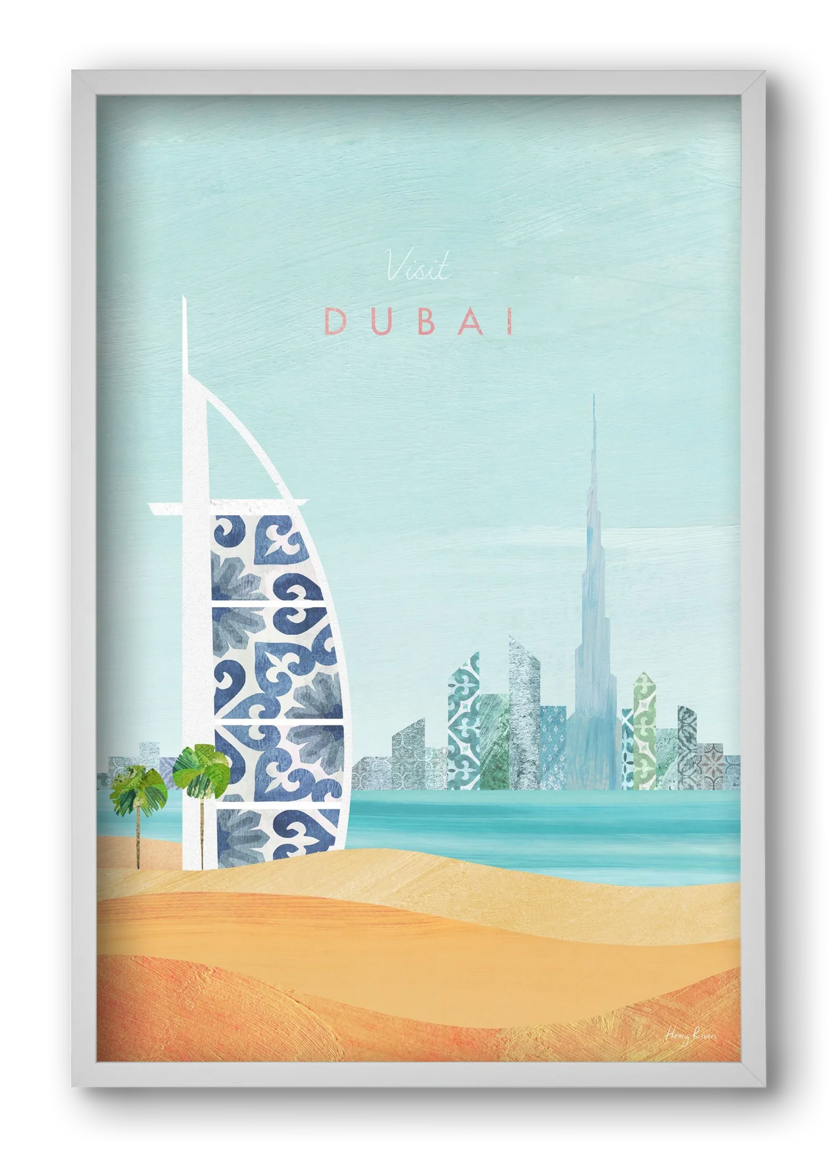 Dubai Travel Poster - artbridge
