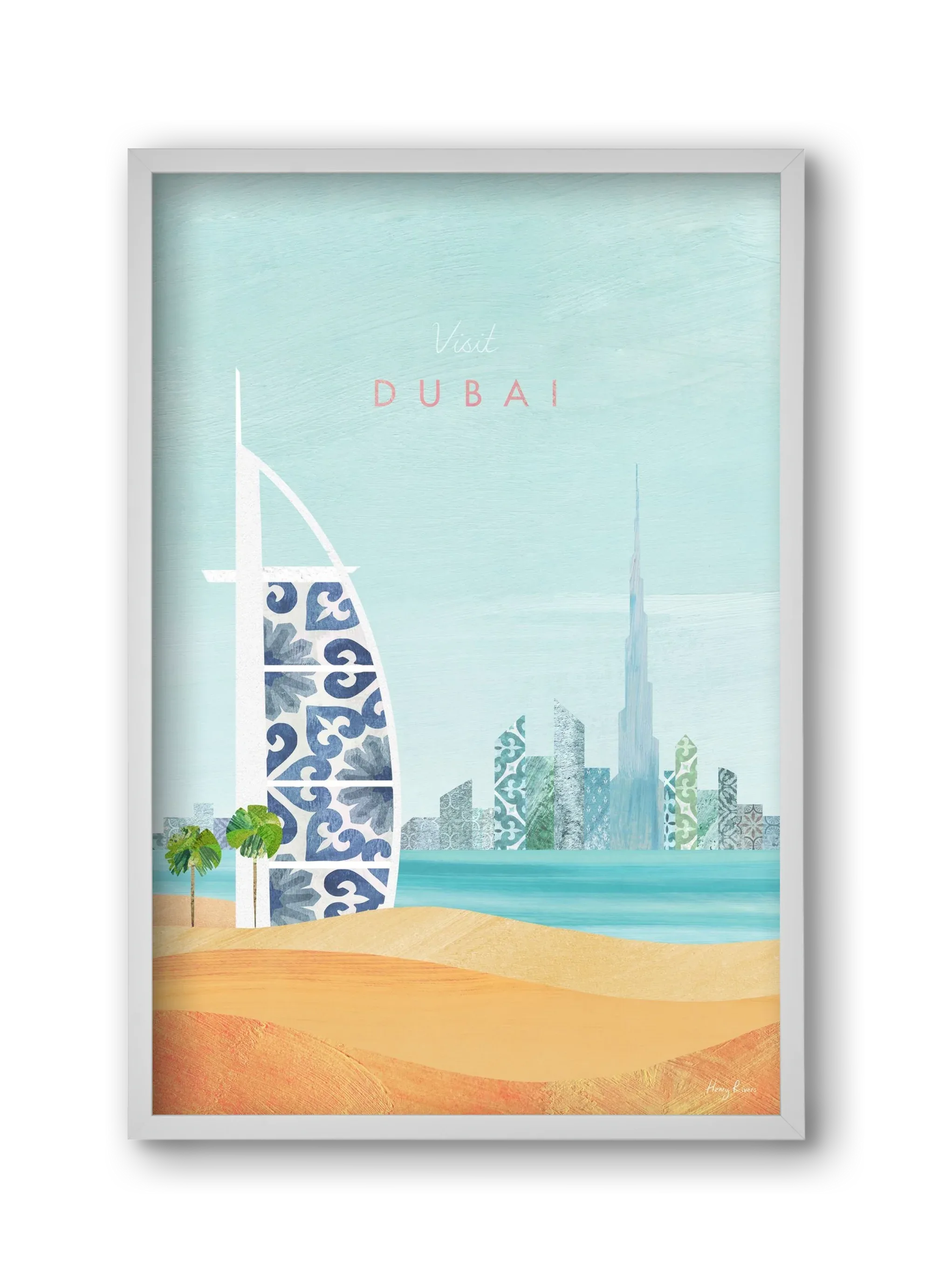 Dubai Travel Poster - artbridge