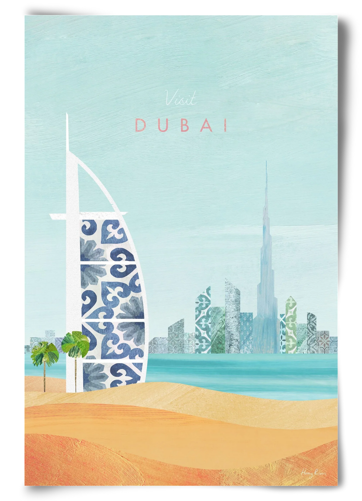 Dubai Travel Poster - artbridge