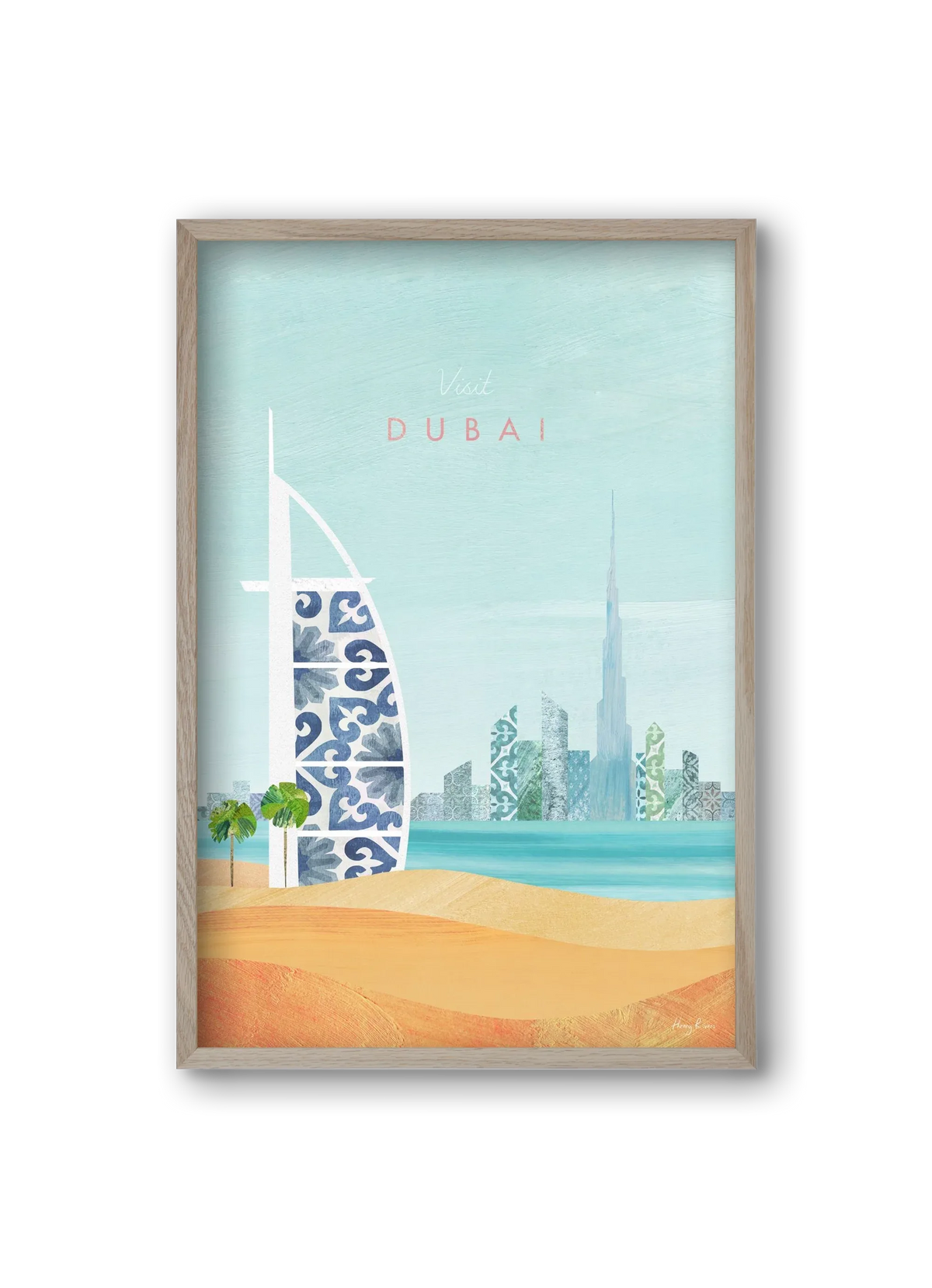 Dubai Travel Poster - artbridge