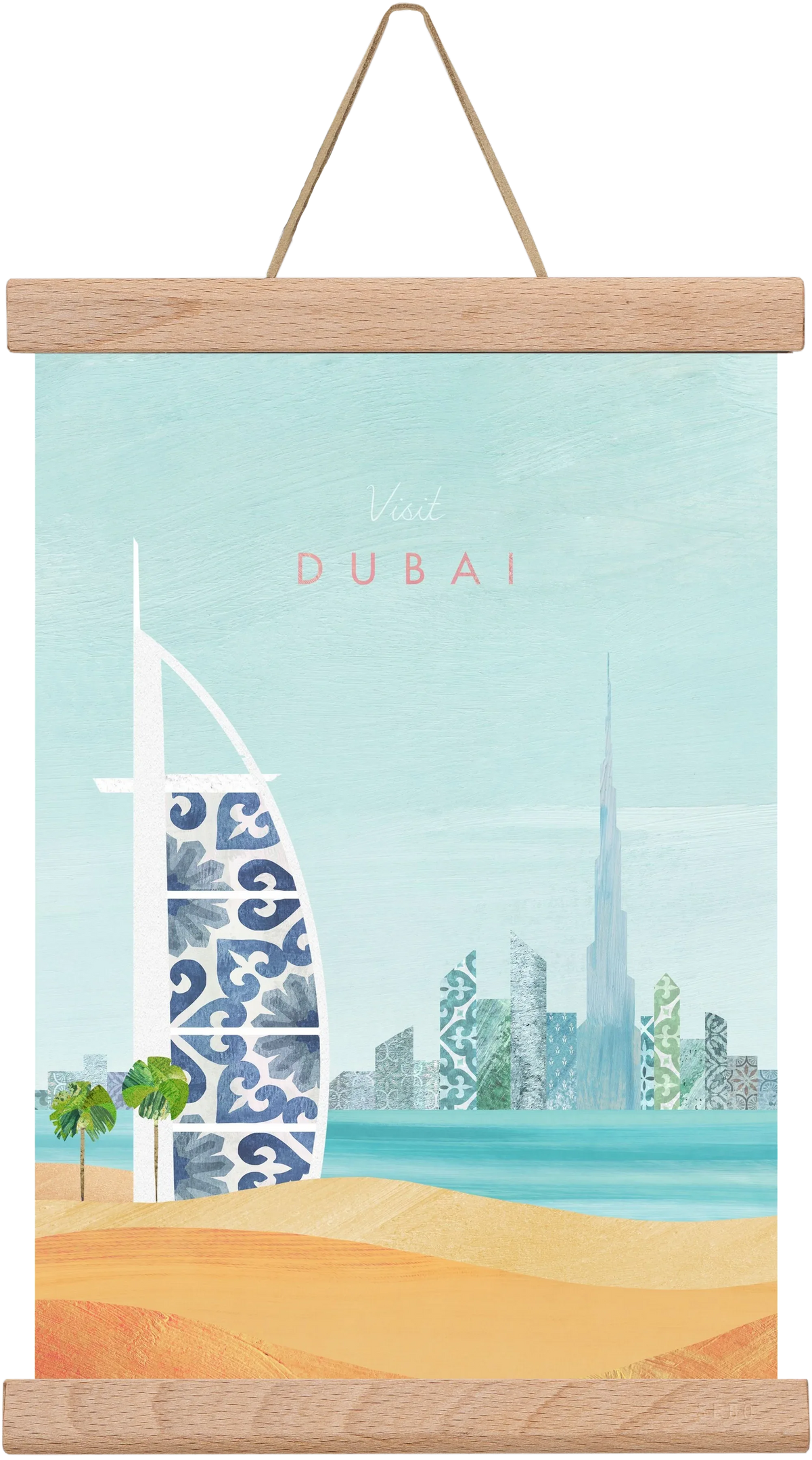 Dubai Travel Poster - artbridge