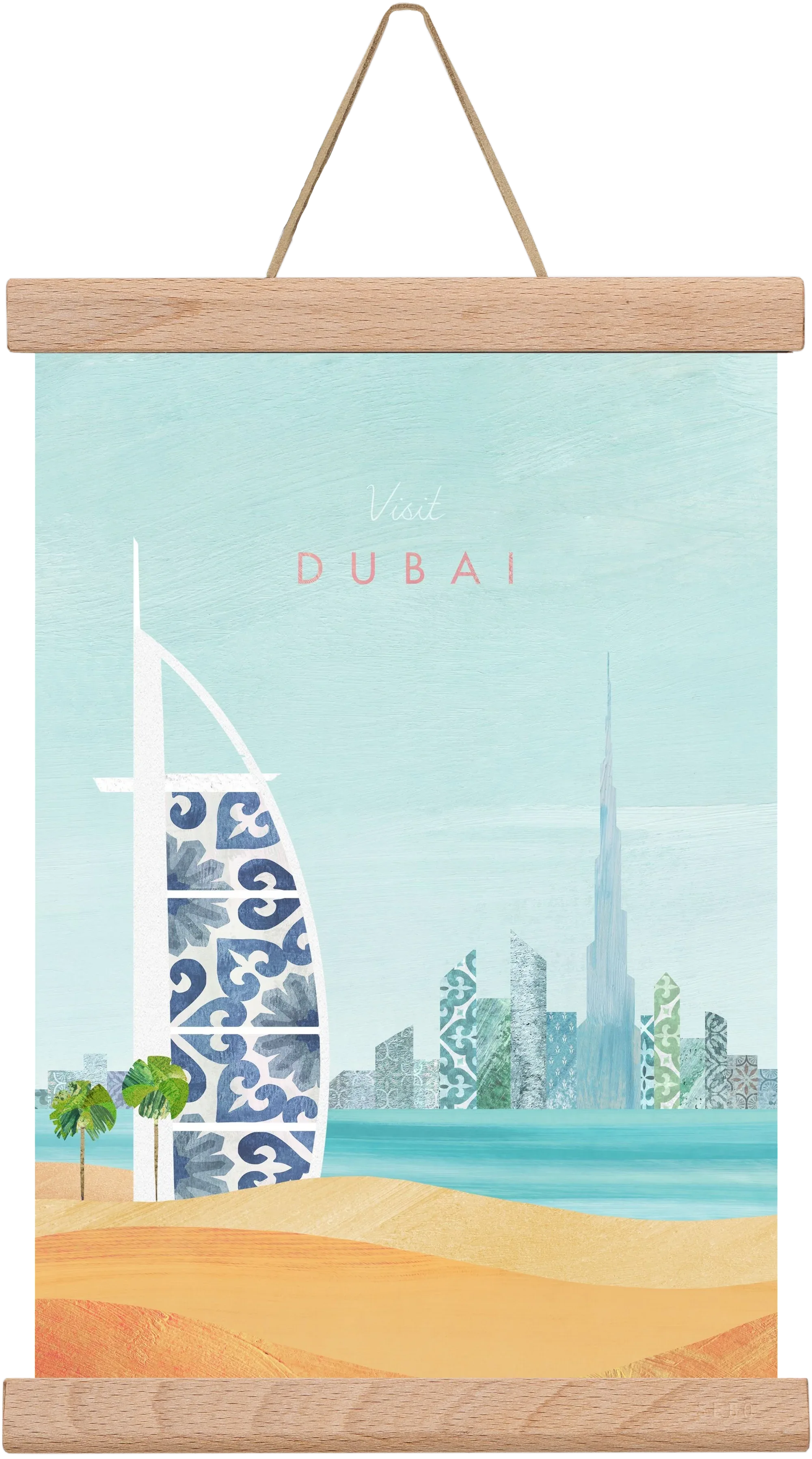 Dubai Travel Poster - artbridge