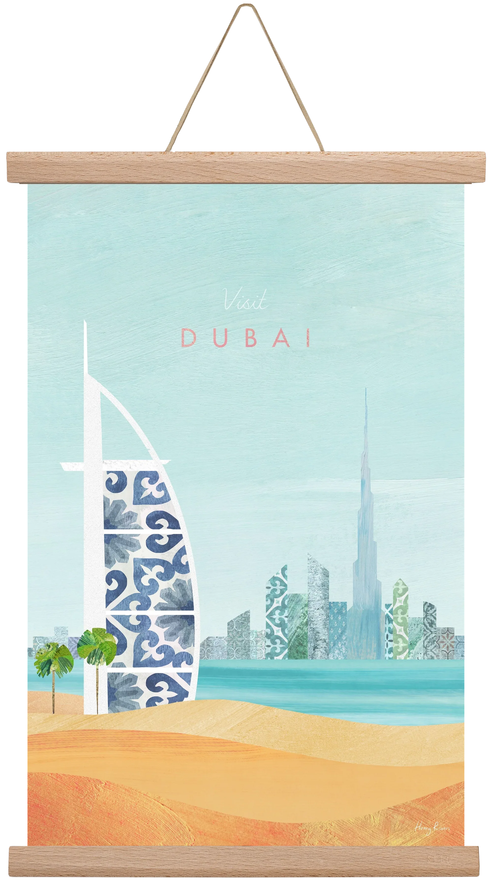 Dubai Travel Poster - artbridge