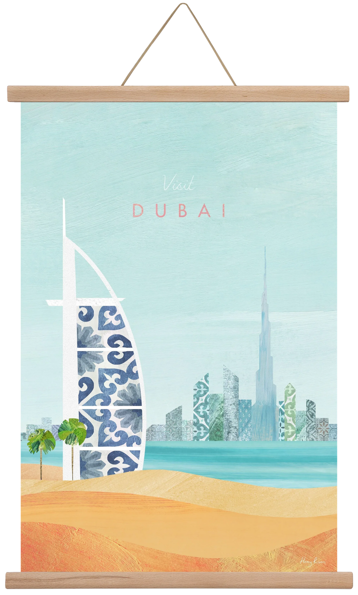 Dubai Travel Poster - artbridge