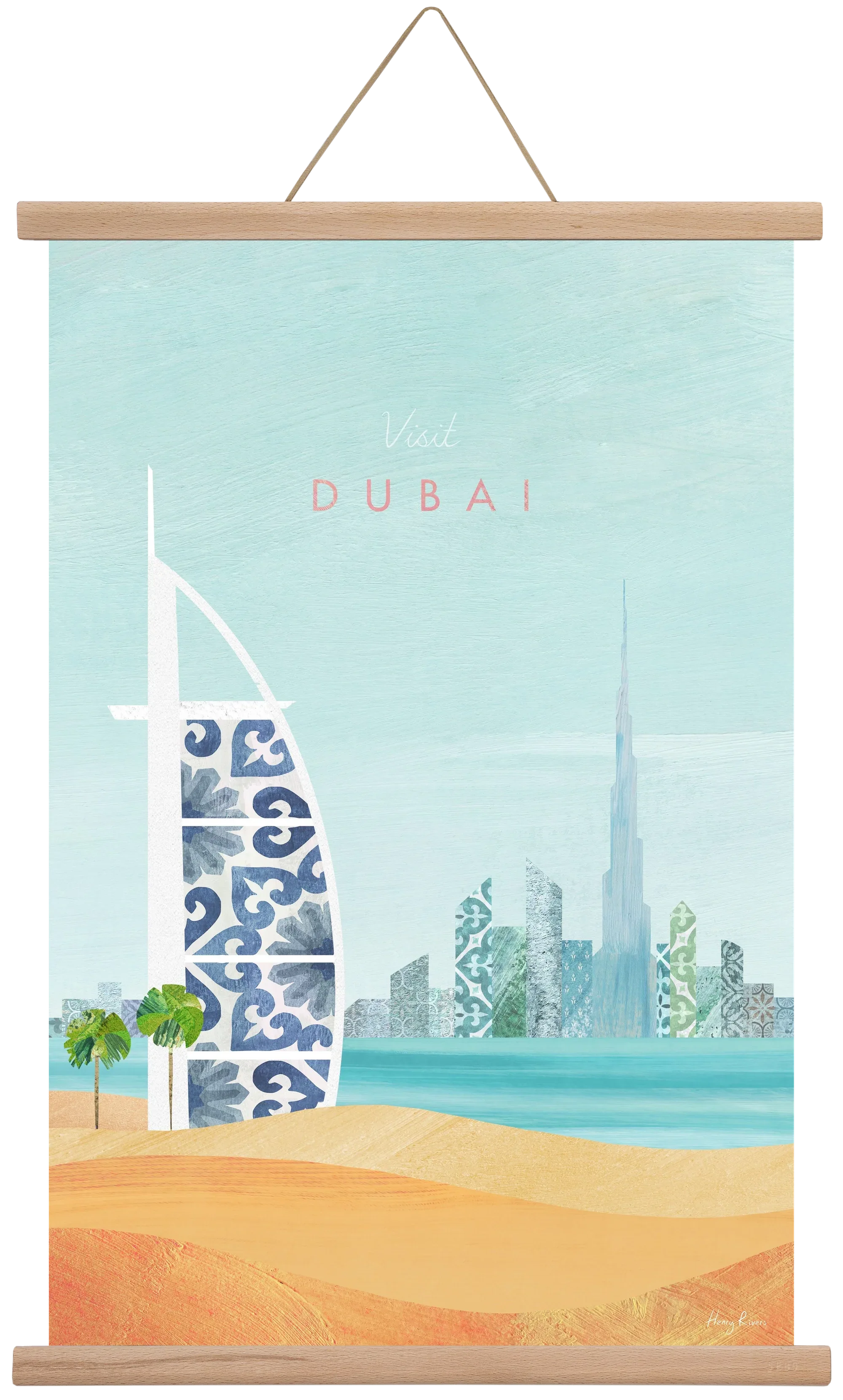Dubai Travel Poster - artbridge