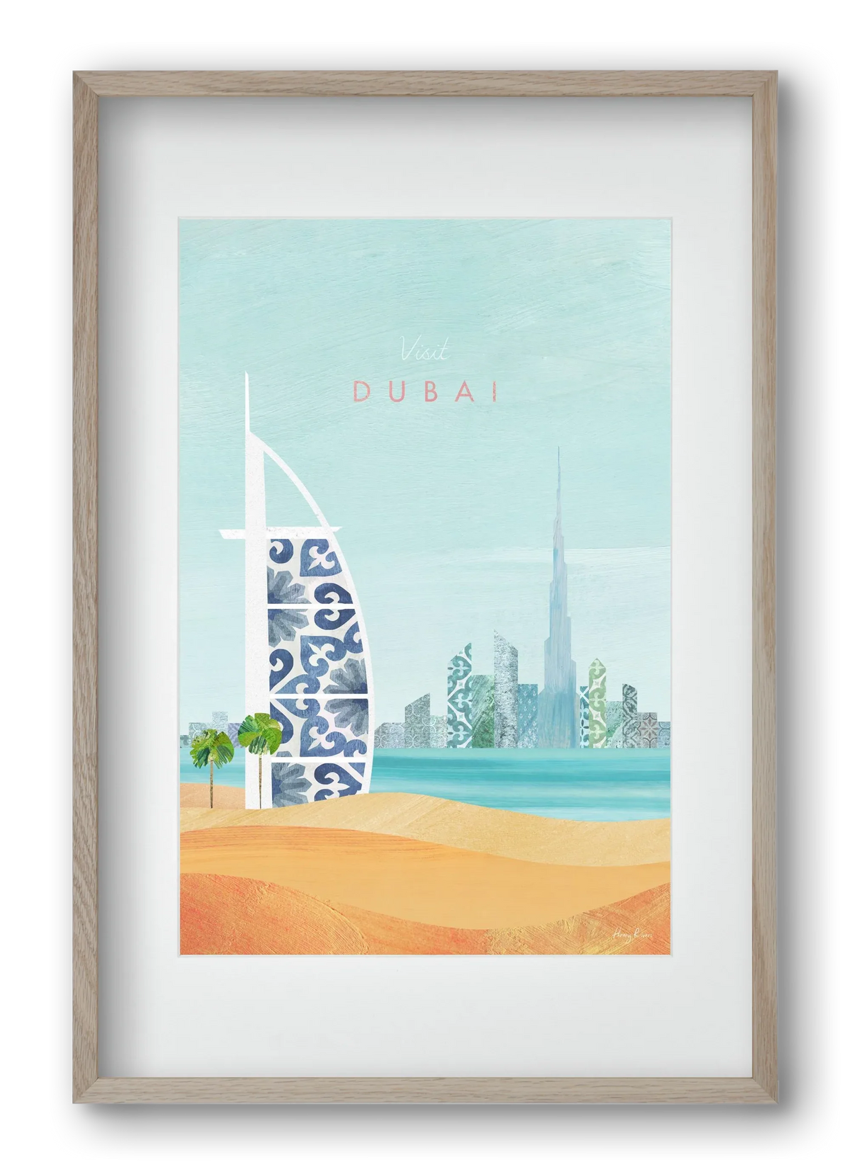 Dubai Travel Poster - artbridge