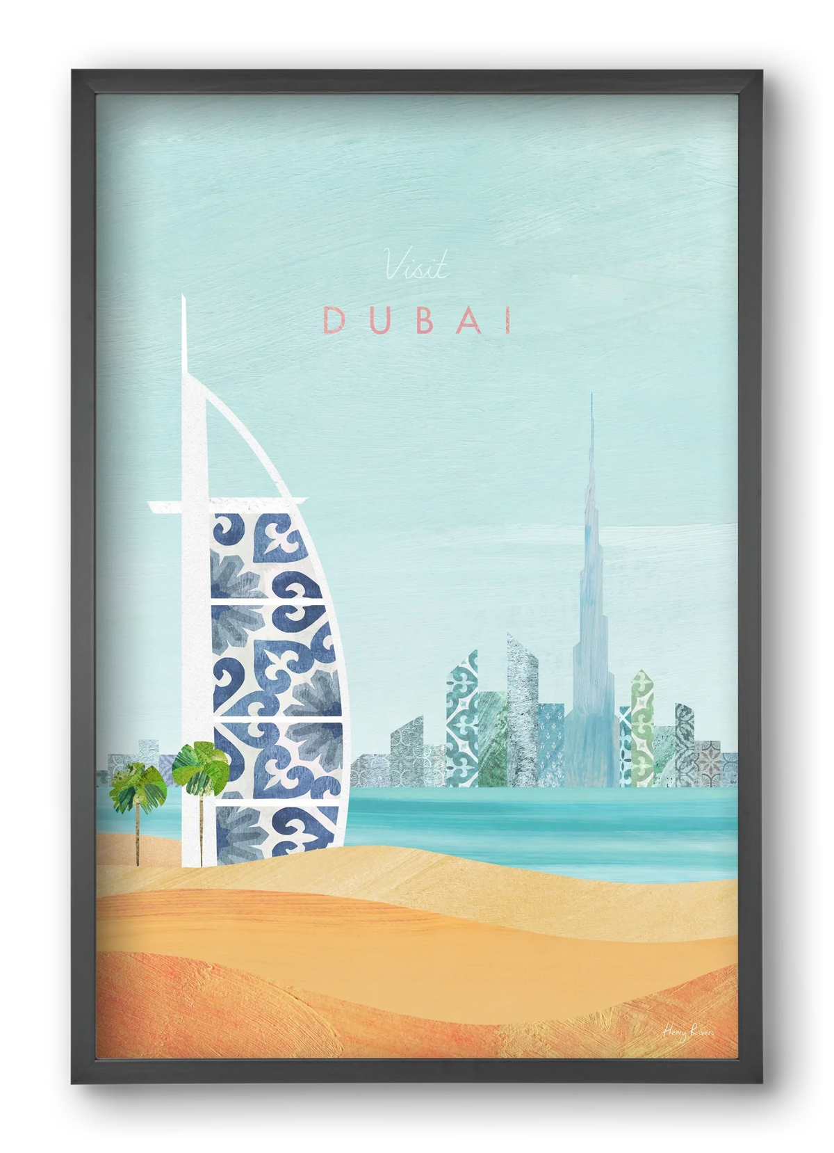 Dubai Travel Poster - artbridge